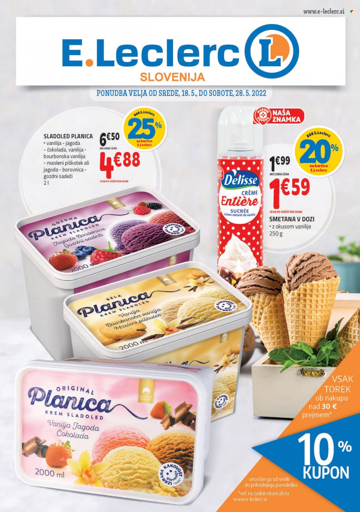 E.Leclerc katalog - 18.5.2022 - 28.5.2022. Stran 1