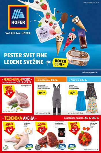 Hofer katalog - 20.05.2022 - 28.05.2022.