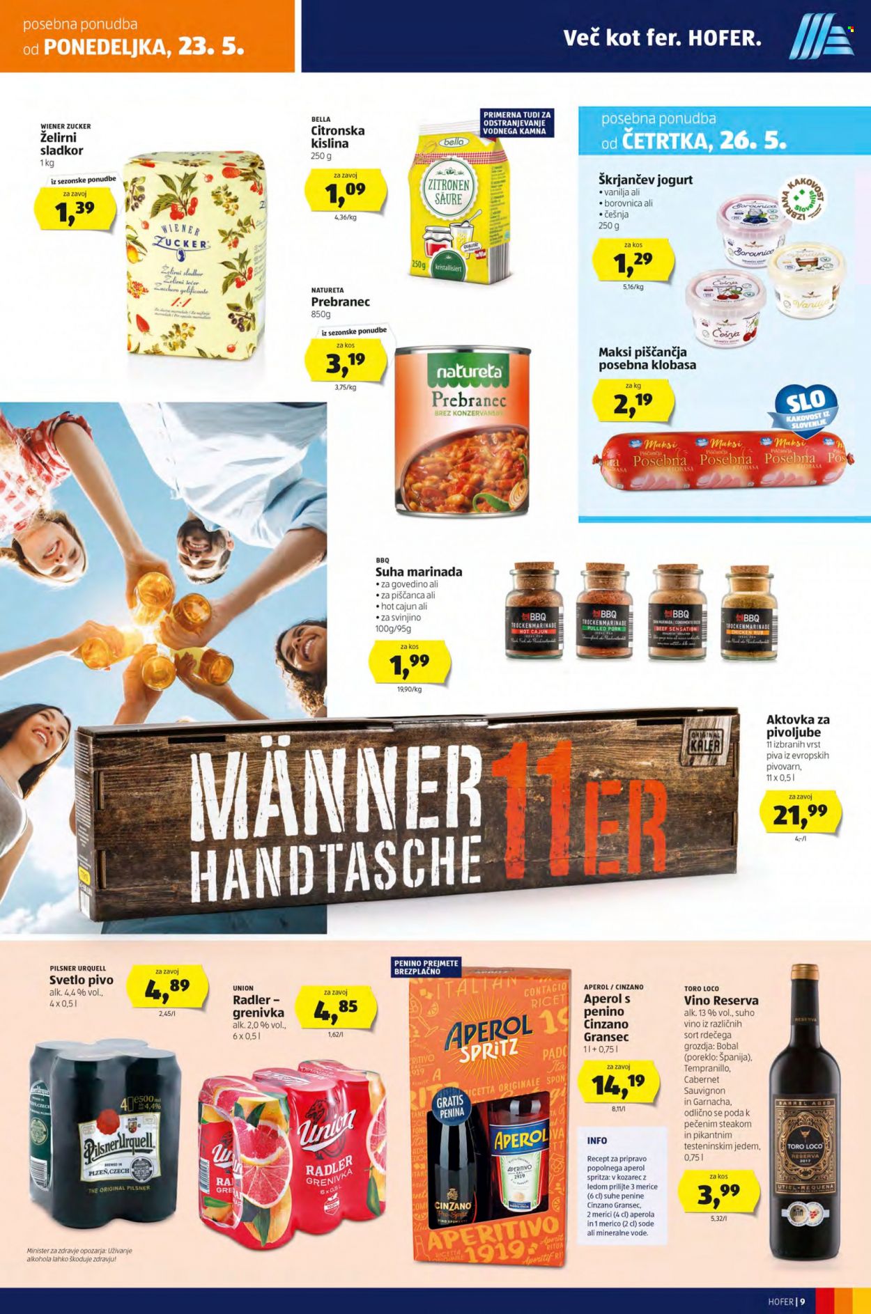 Hofer katalog - 20.5.2022 - 28.5.2022. Stran 9