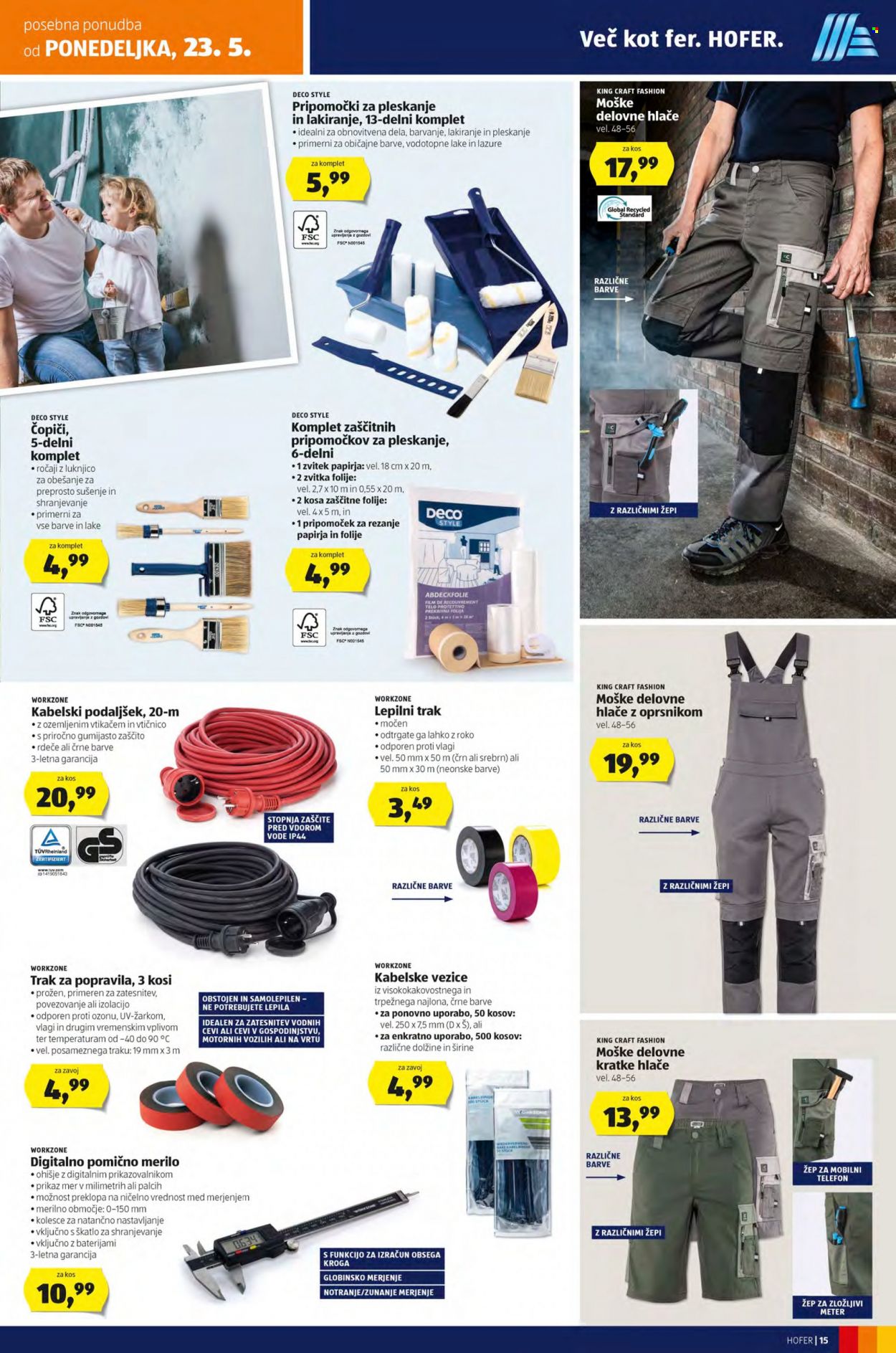 Hofer katalog - 20.5.2022 - 28.5.2022. Stran 15
