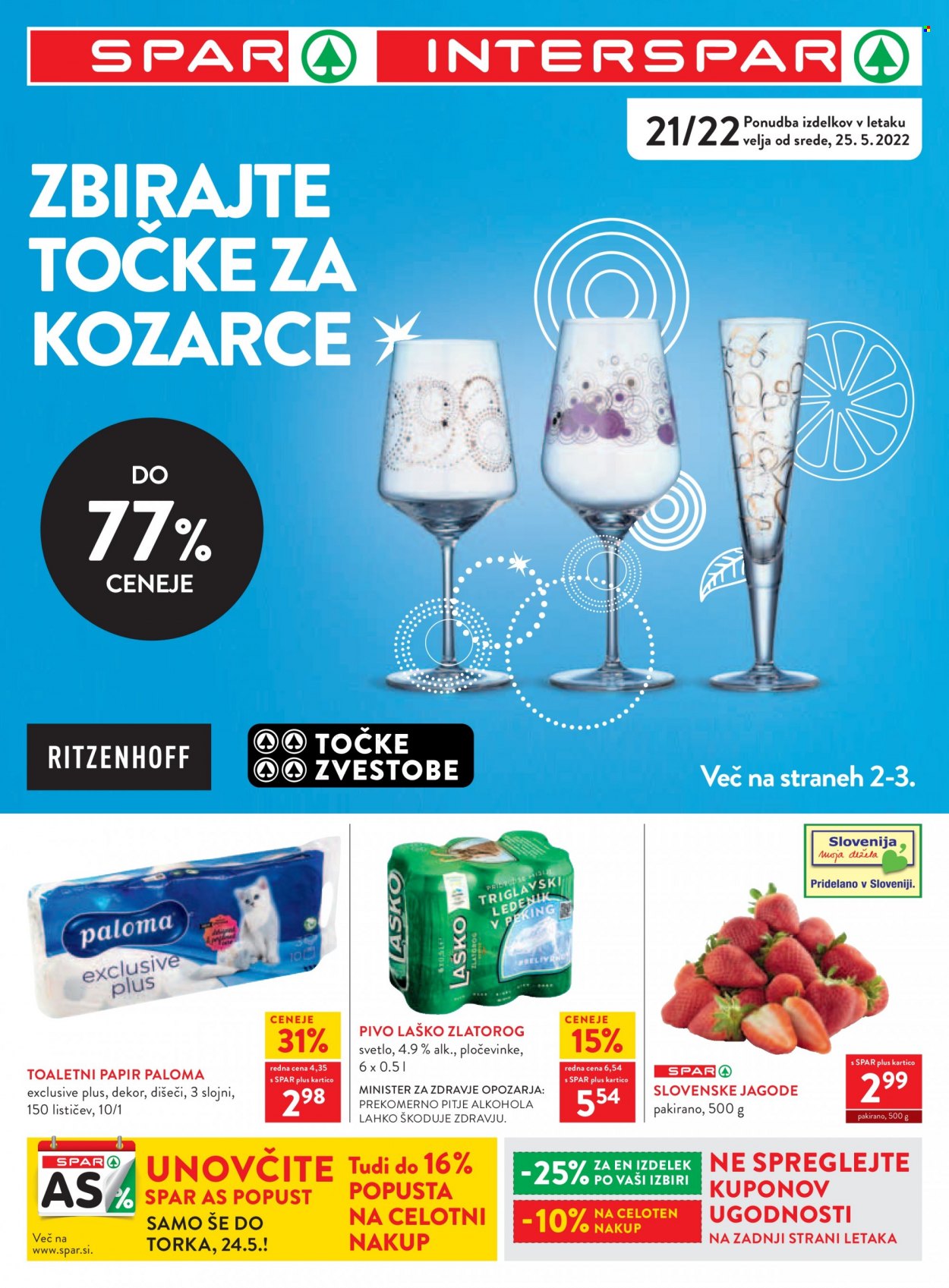 SPAR katalog - 25.5.2022 - 31.5.2022. Stran 1