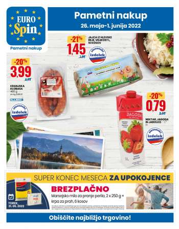 EuroSpin katalog - 26.05.2022 - 01.06.2022.