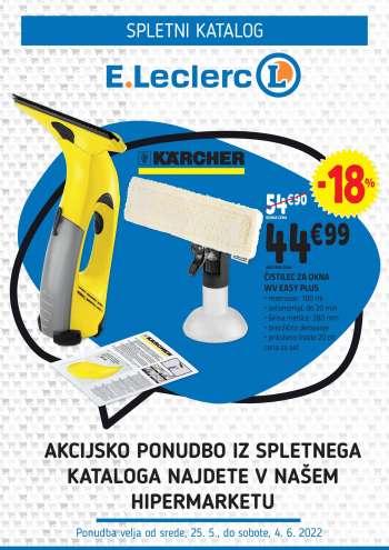 E.Leclerc katalog - 25.05.2022 - 04.06.2022.
