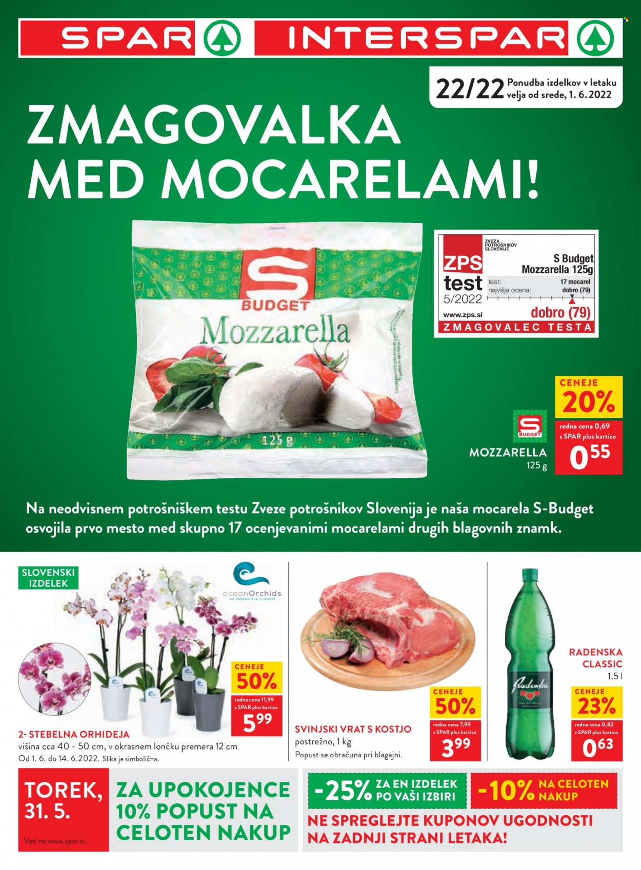 SPAR katalog - 1.6.2022 - 7.6.2022. Stran 1