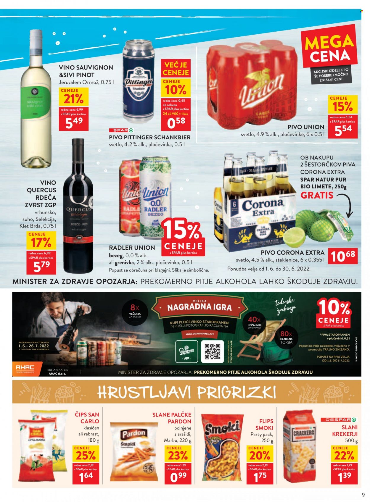 SPAR katalog - 1.6.2022 - 7.6.2022. Stran 9