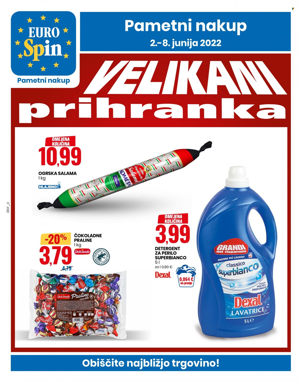 EuroSpin katalog - 2.6.2022 - 8.6.2022. Stran 1