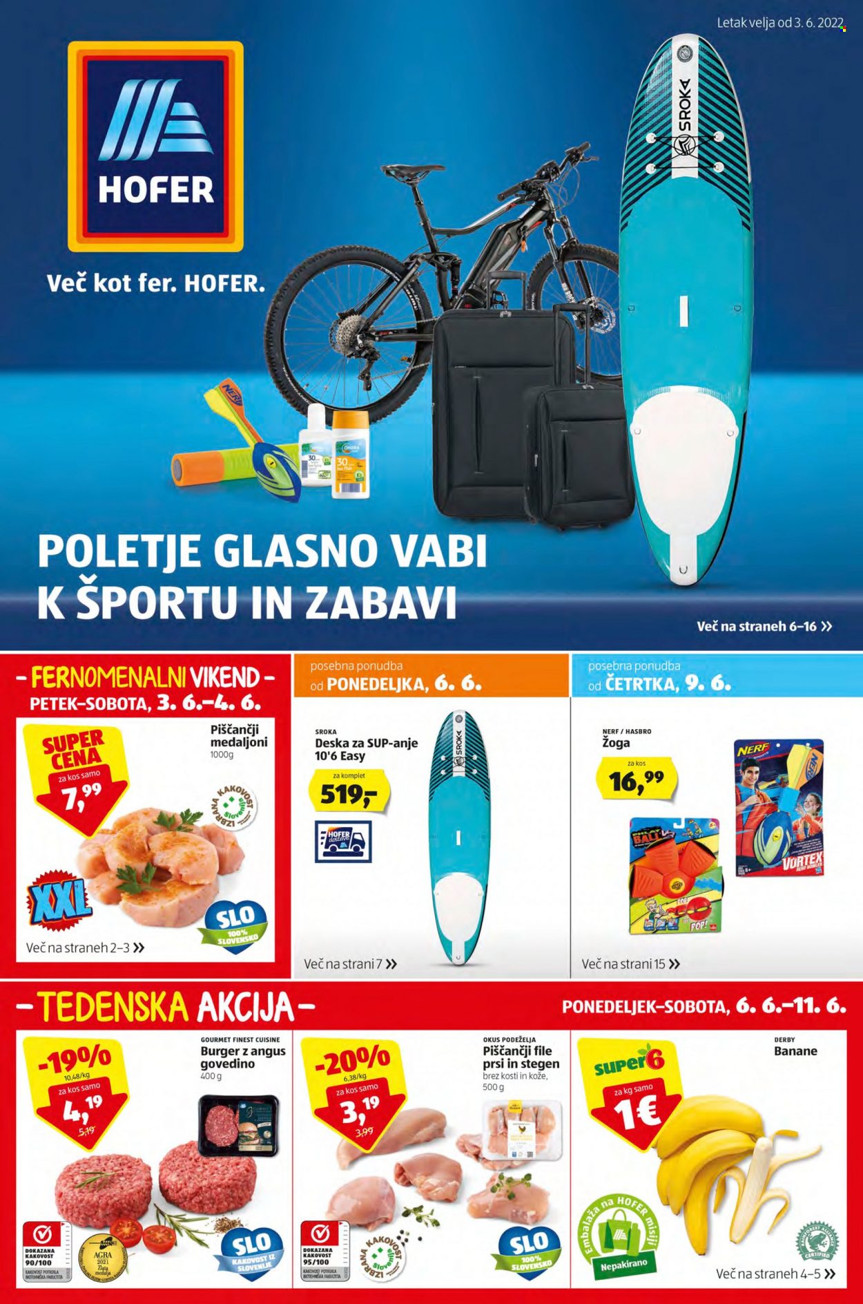 Hofer katalog - 3.6.2022 - 11.6.2022. Stran 1