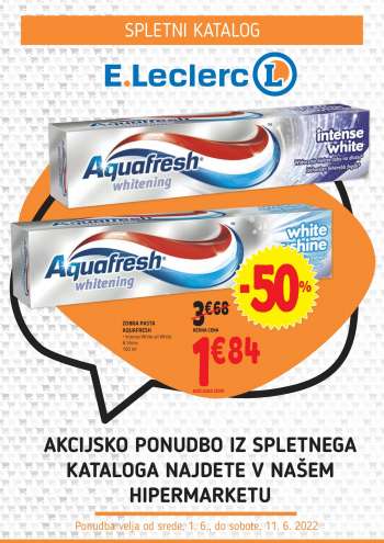 E.Leclerc katalog - 01.06.2022 - 11.06.2022.