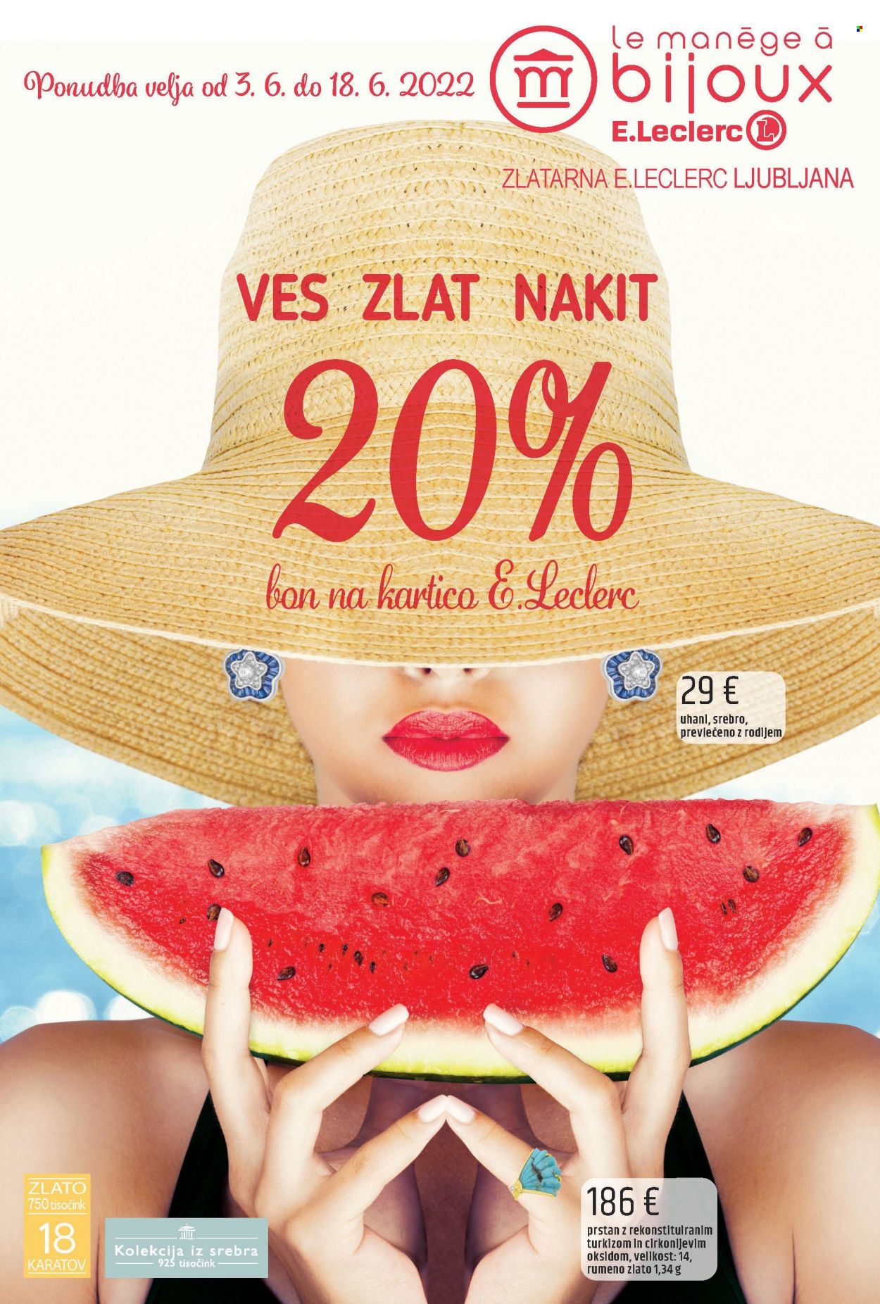 E.Leclerc katalog - 3.6.2022 - 18.6.2022. Stran 1