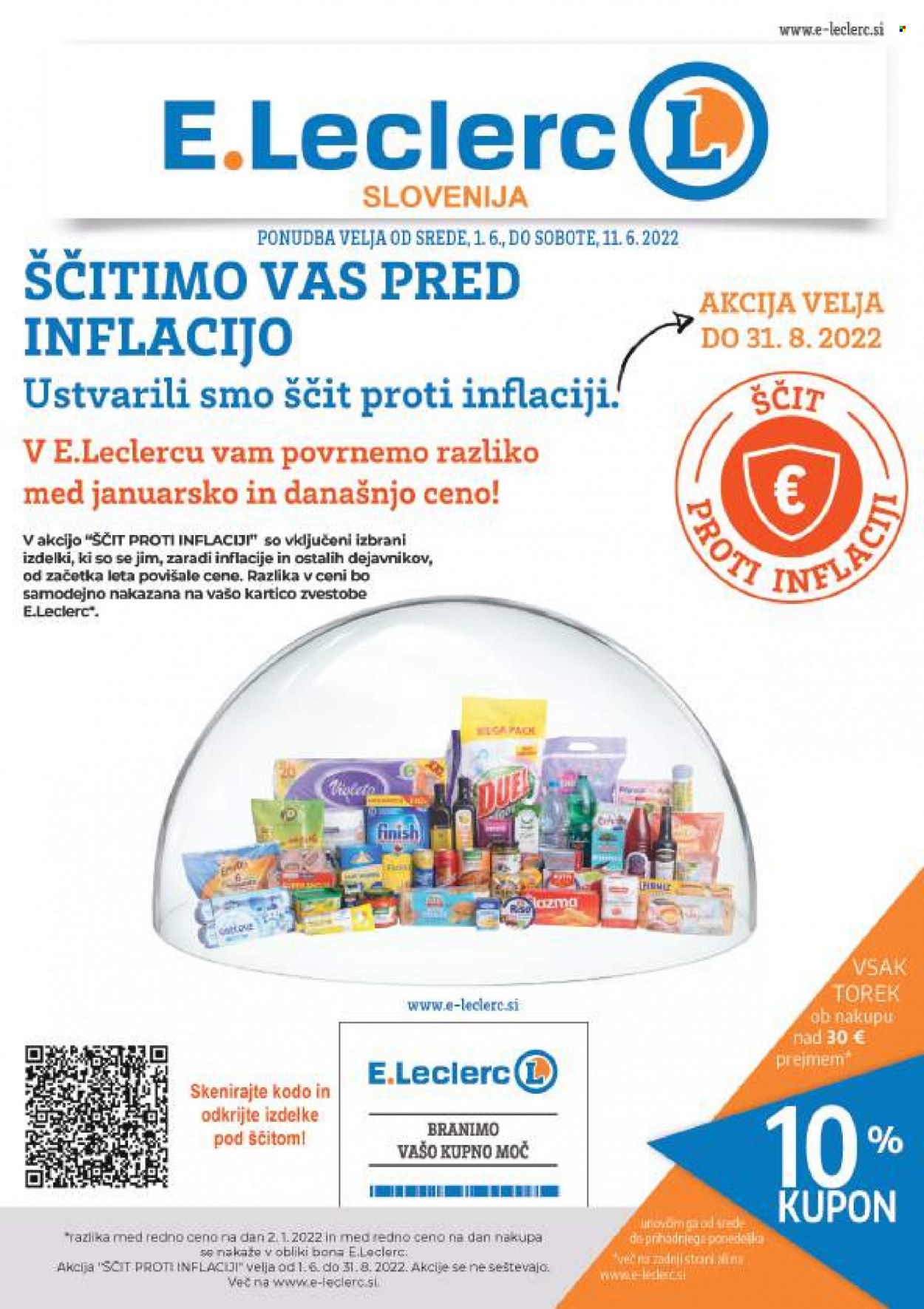 E.Leclerc katalog - 1.6.2022 - 11.6.2022. Stran 1