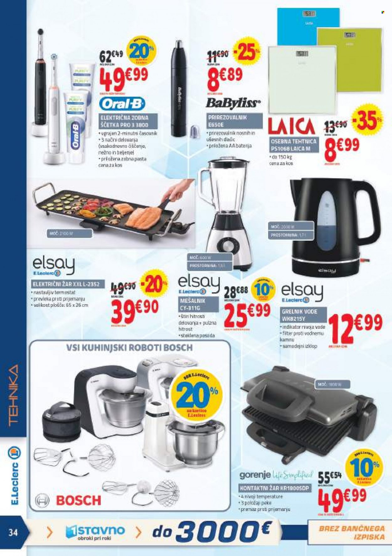 E.Leclerc katalog - 1.6.2022 - 11.6.2022. Stran 34
