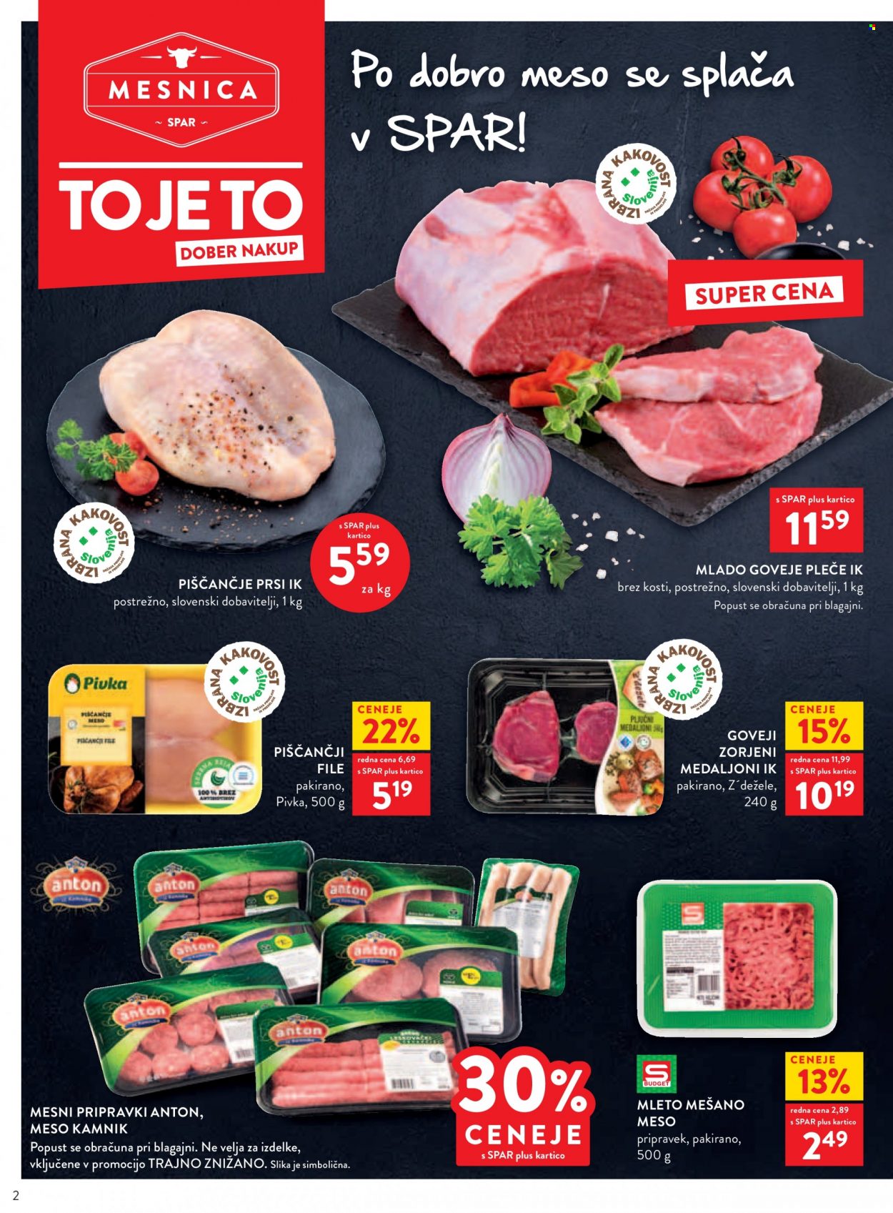 SPAR katalog - 8.6.2022 - 14.6.2022. Stran 2