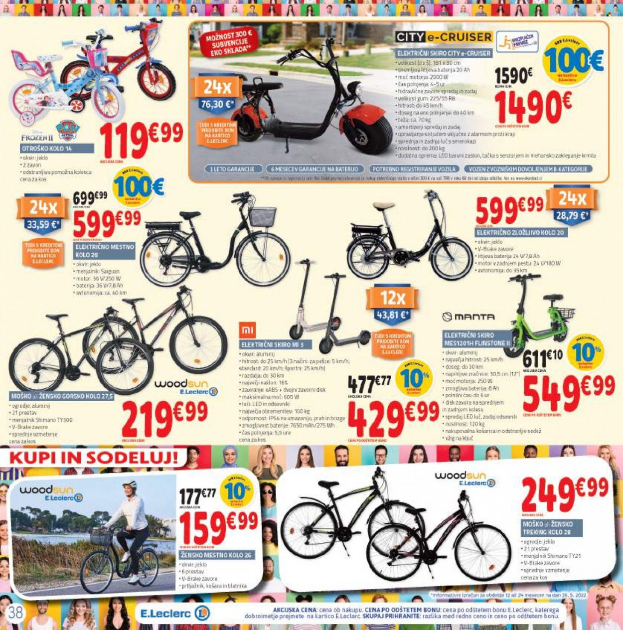 E.Leclerc katalog - 8.6.2022 - 18.6.2022. Stran 38