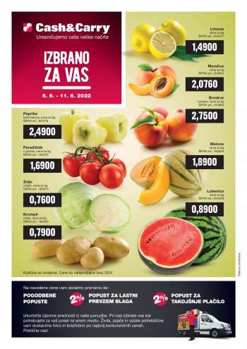 Mercator Cash & Carry katalog - 06.06.2022 - 11.06.2022.