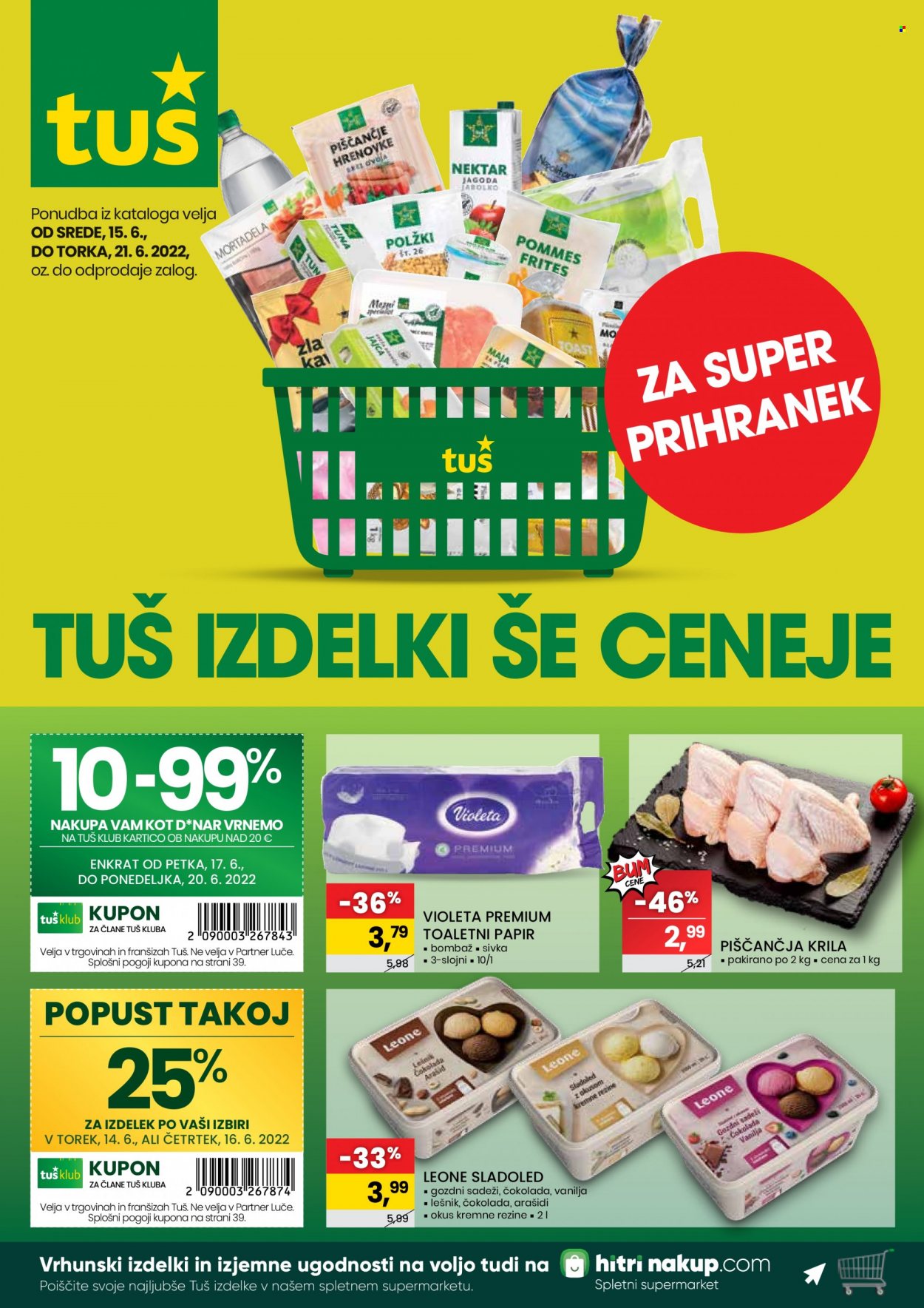 Tuš katalog - 15.6.2022 - 21.6.2022. Stran 1