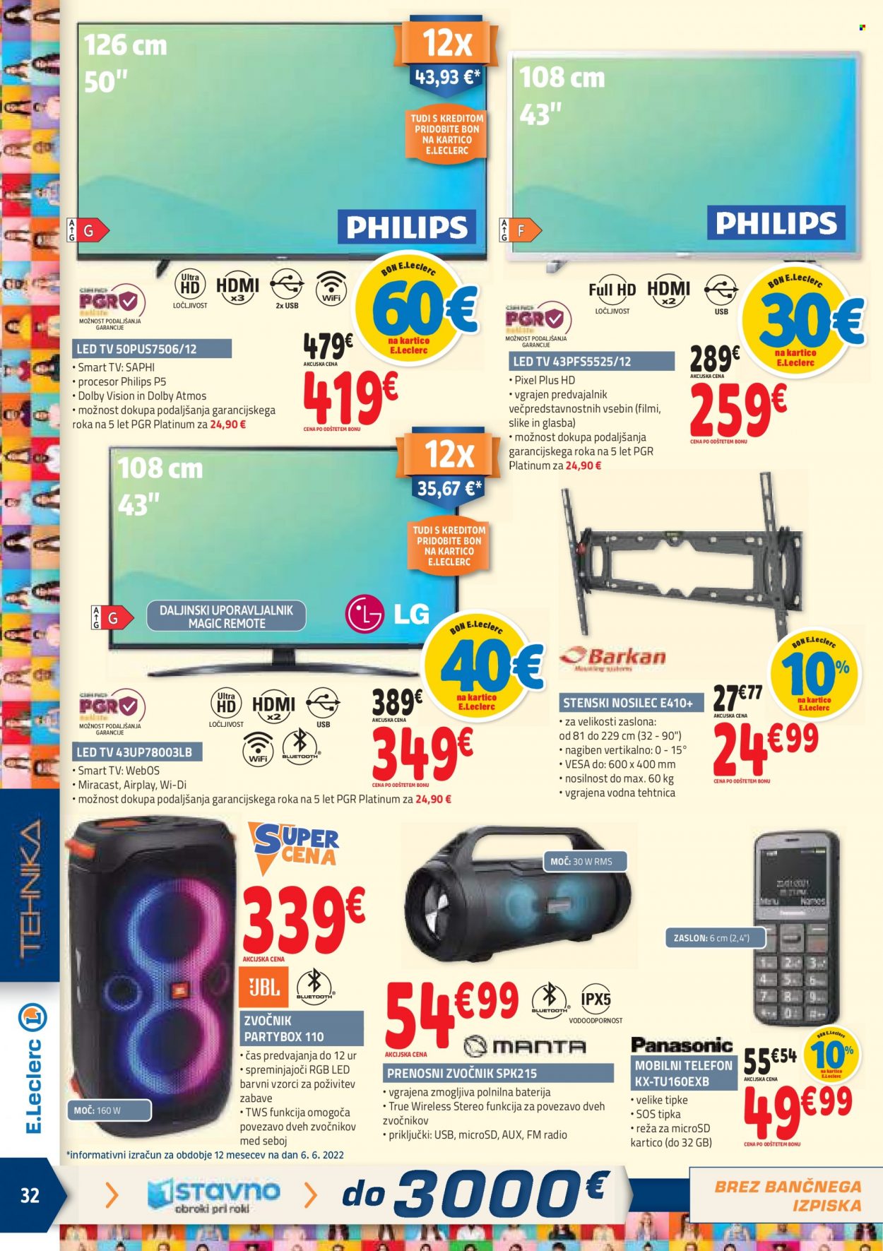 E.Leclerc katalog - 15.6.2022 - 24.6.2022. Stran 32