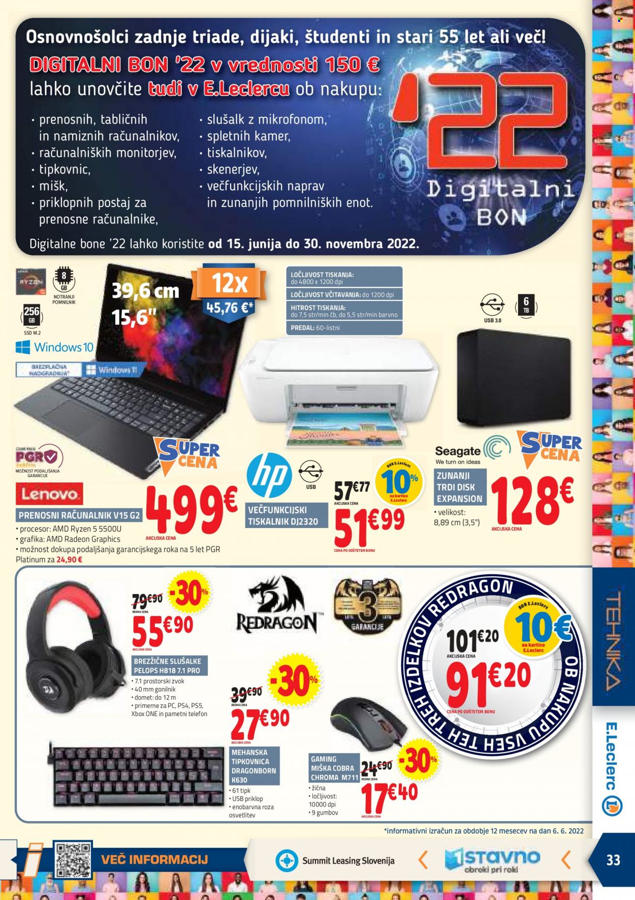 E.Leclerc katalog - 15.6.2022 - 24.6.2022. Stran 33