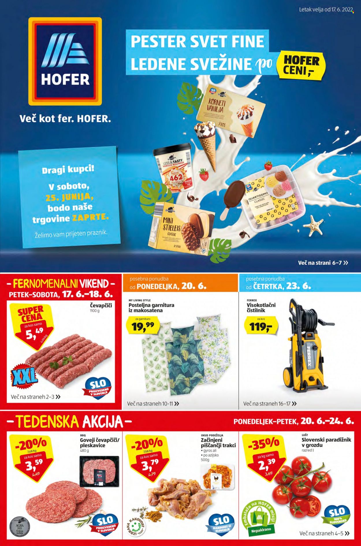 Hofer katalog - 17.6.2022 - 24.6.2022. Stran 1
