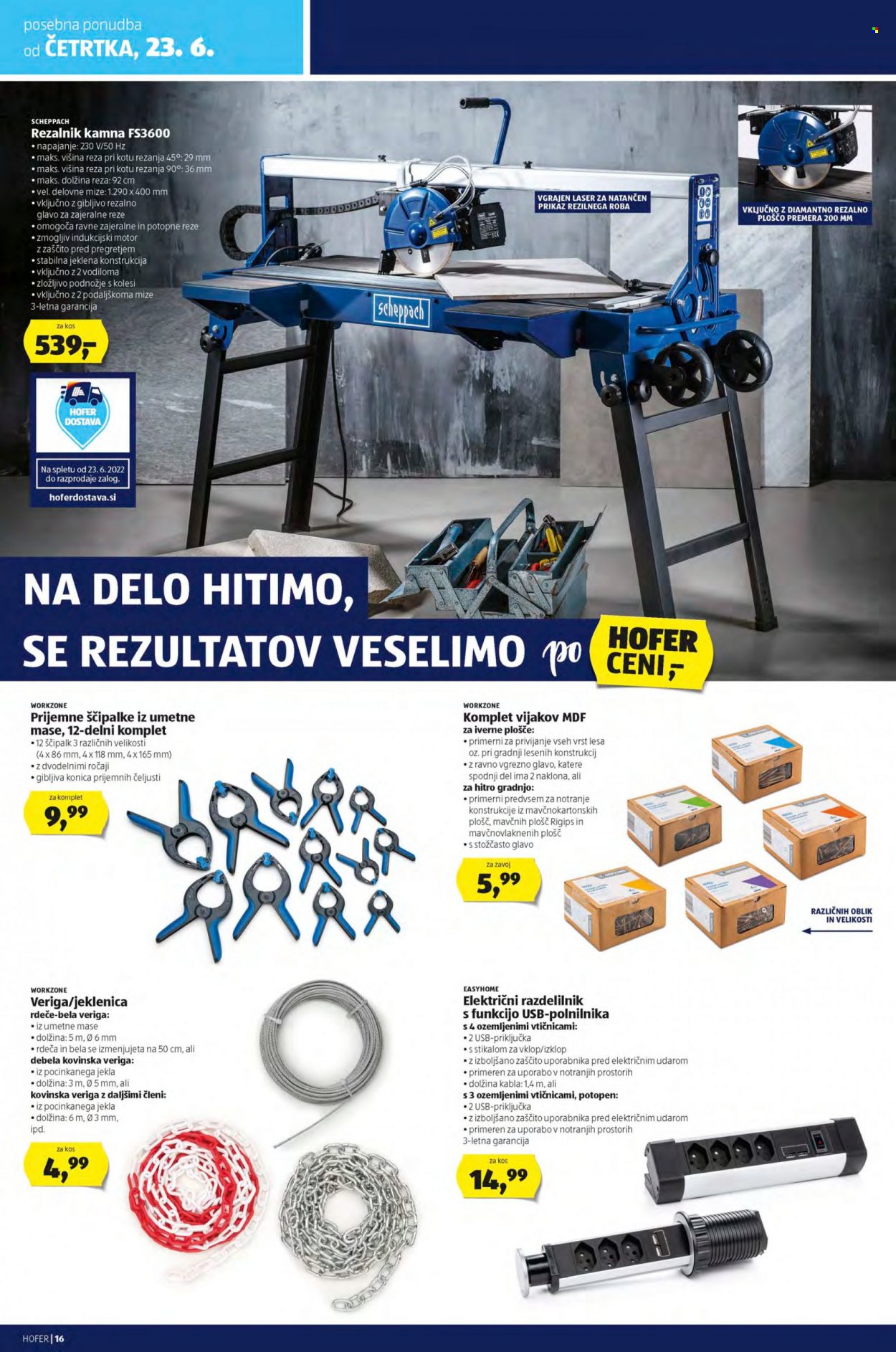 Hofer katalog - 17.6.2022 - 24.6.2022. Stran 16