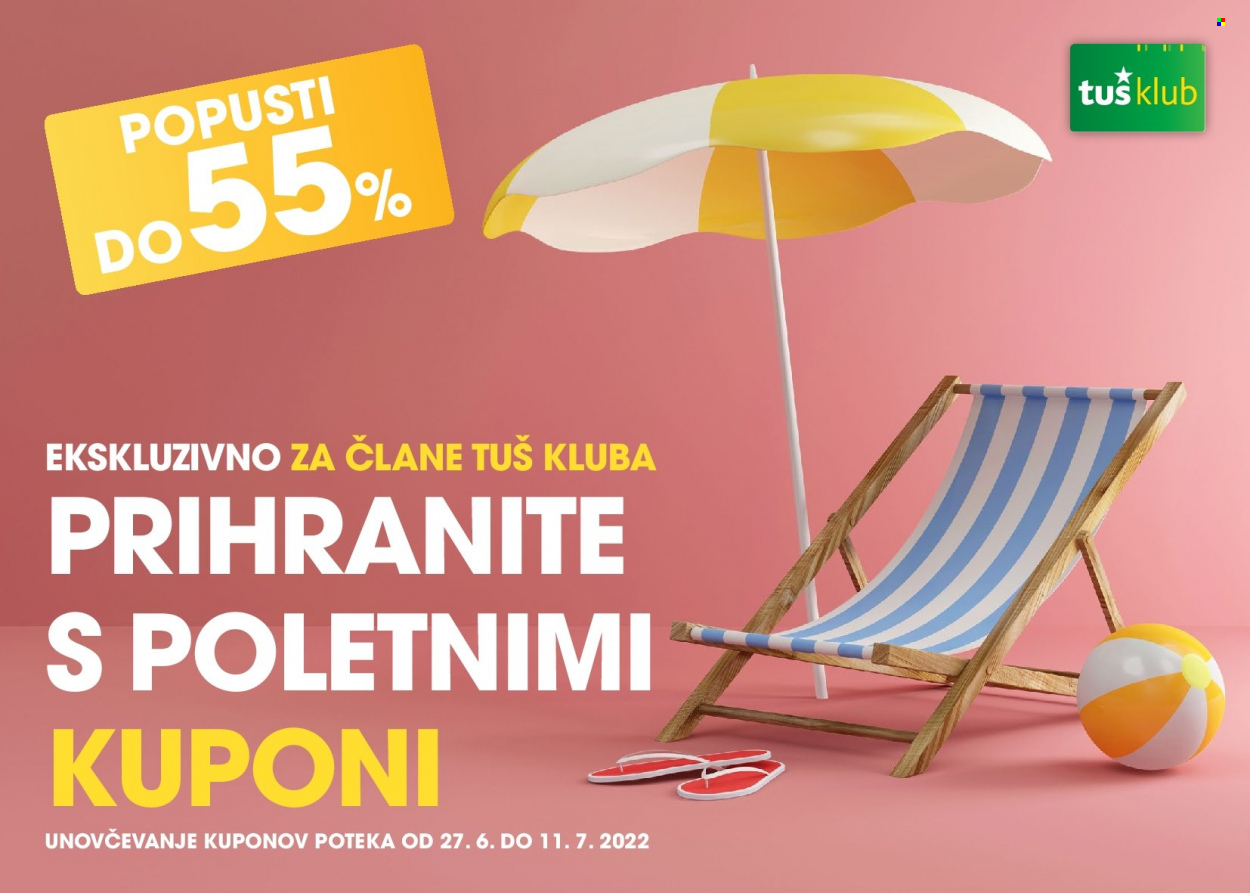 Tuš katalog - 27.6.2022 - 11.7.2022. Stran 1