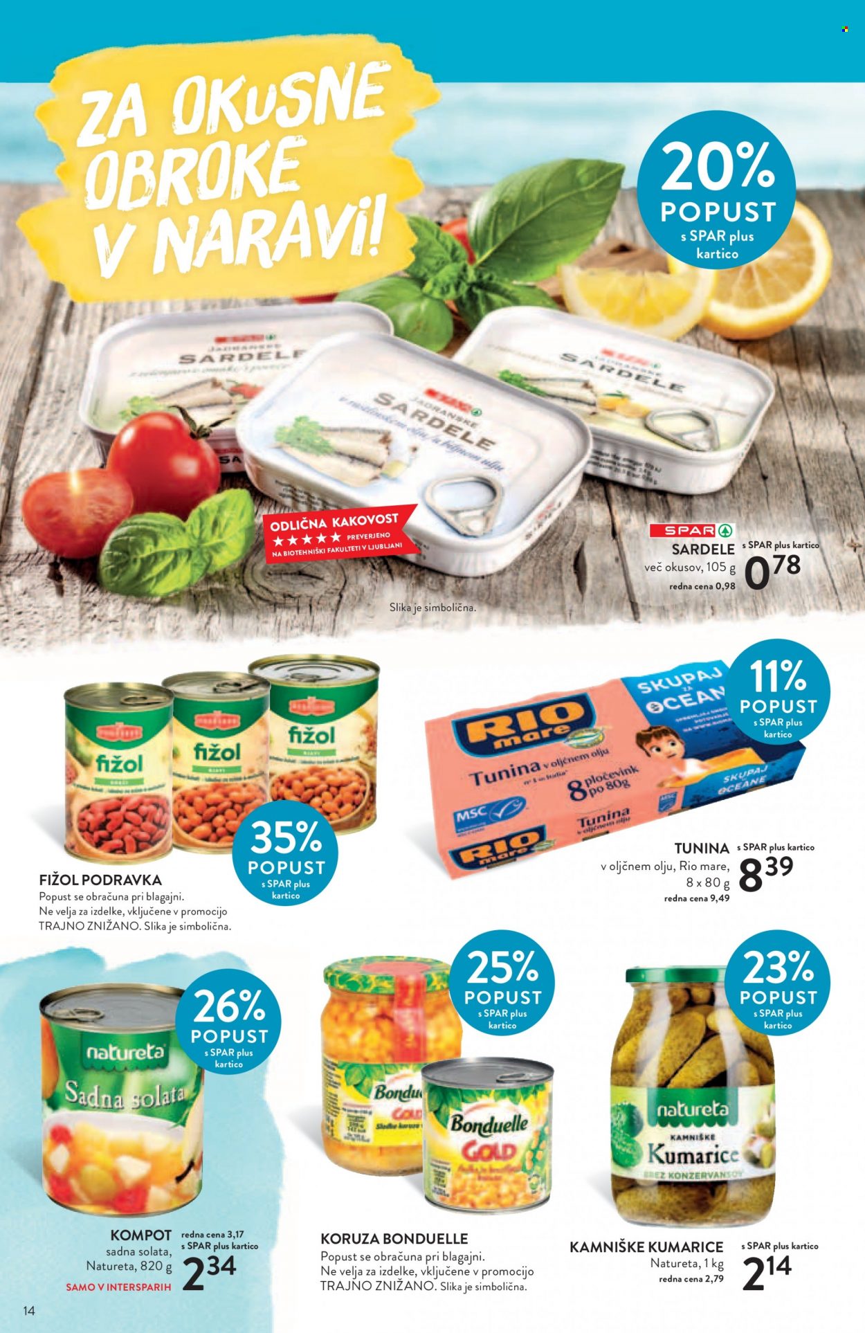 INTERSPAR katalog - 22.6.2022 - 5.7.2022. Stran 14