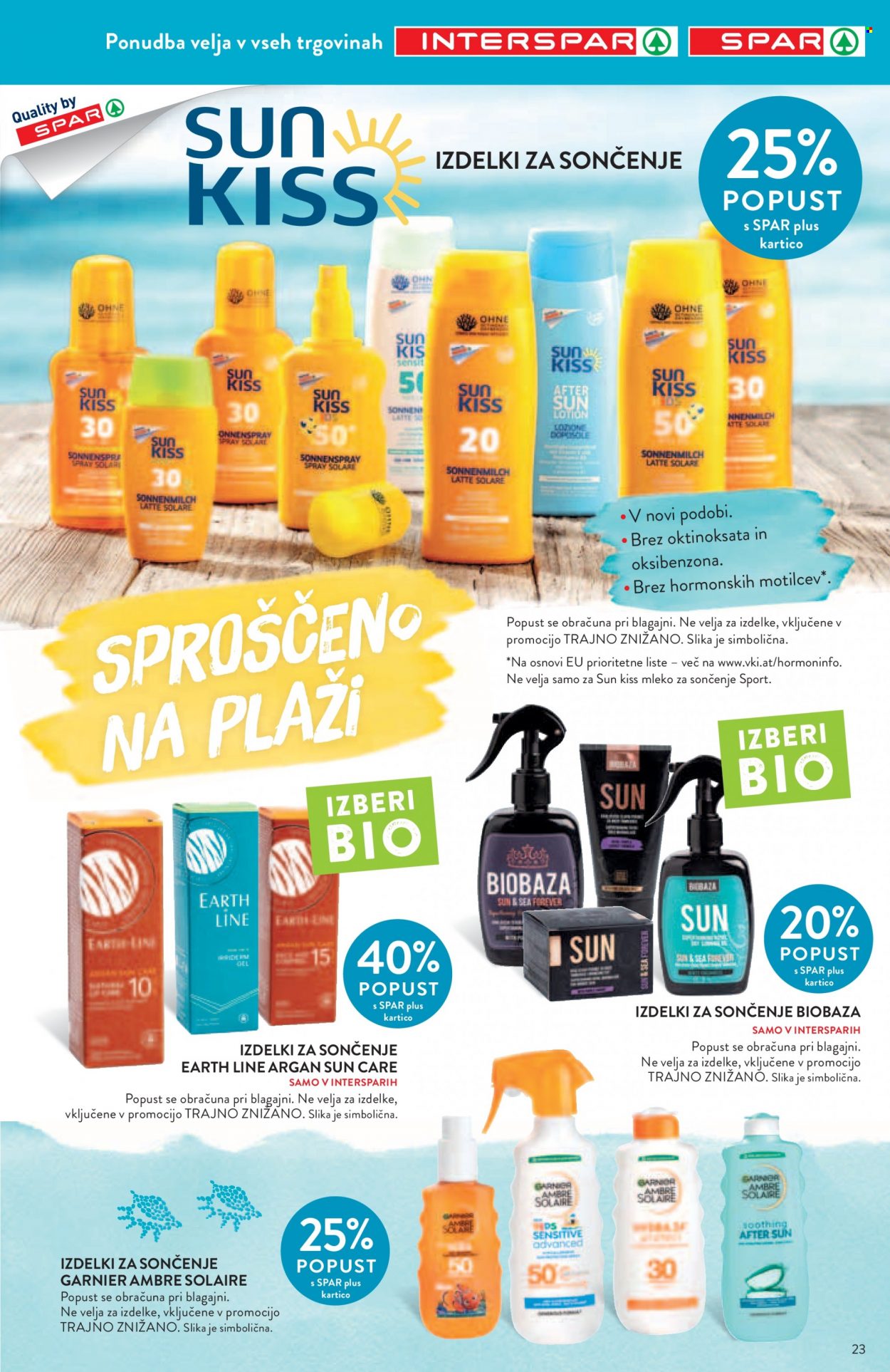 INTERSPAR katalog - 22.6.2022 - 5.7.2022. Stran 23