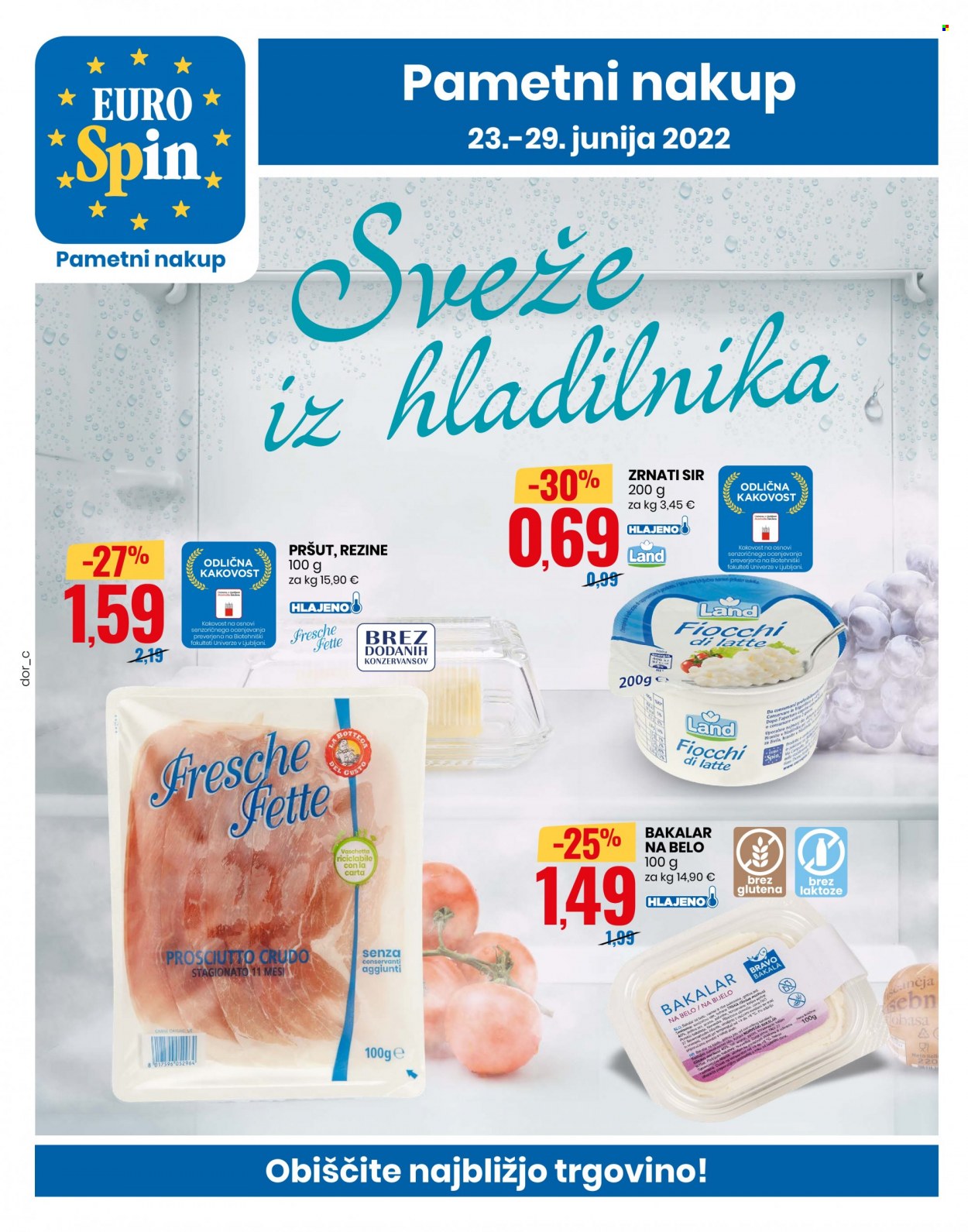 EuroSpin katalog - 23.6.2022 - 29.6.2022. Stran 1