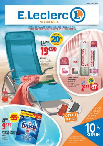E.Leclerc katalog - 22.06.2022 - 02.07.2022.