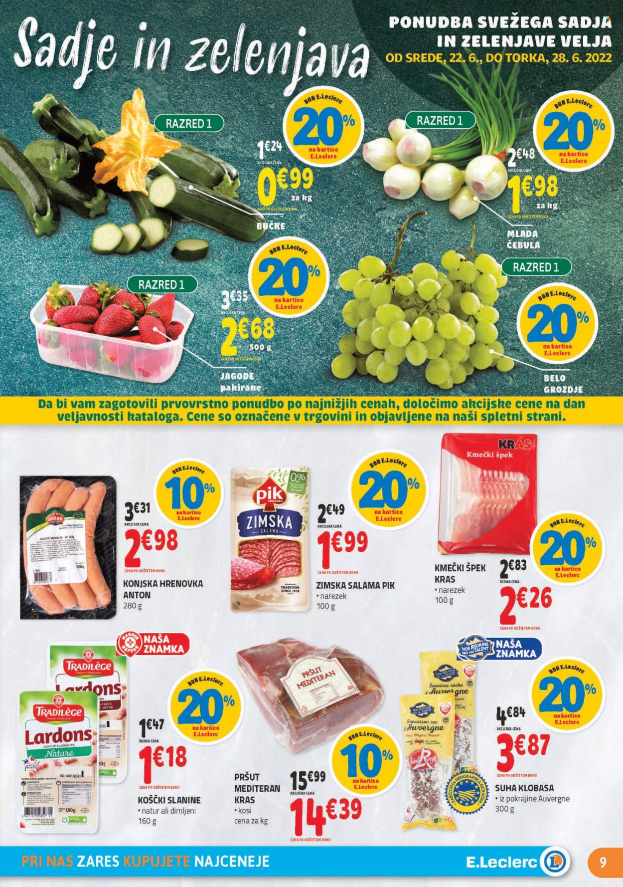 E.Leclerc katalog - 22.6.2022 - 2.7.2022. Stran 9