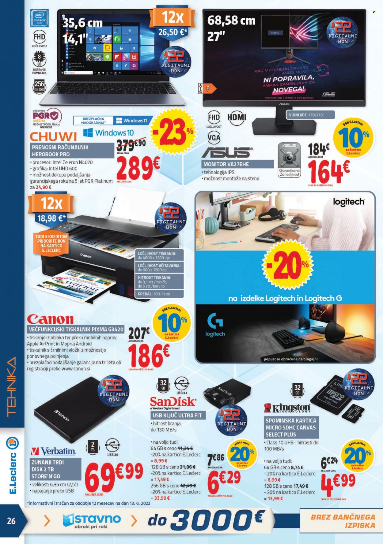 E.Leclerc katalog - 22.6.2022 - 2.7.2022. Stran 26
