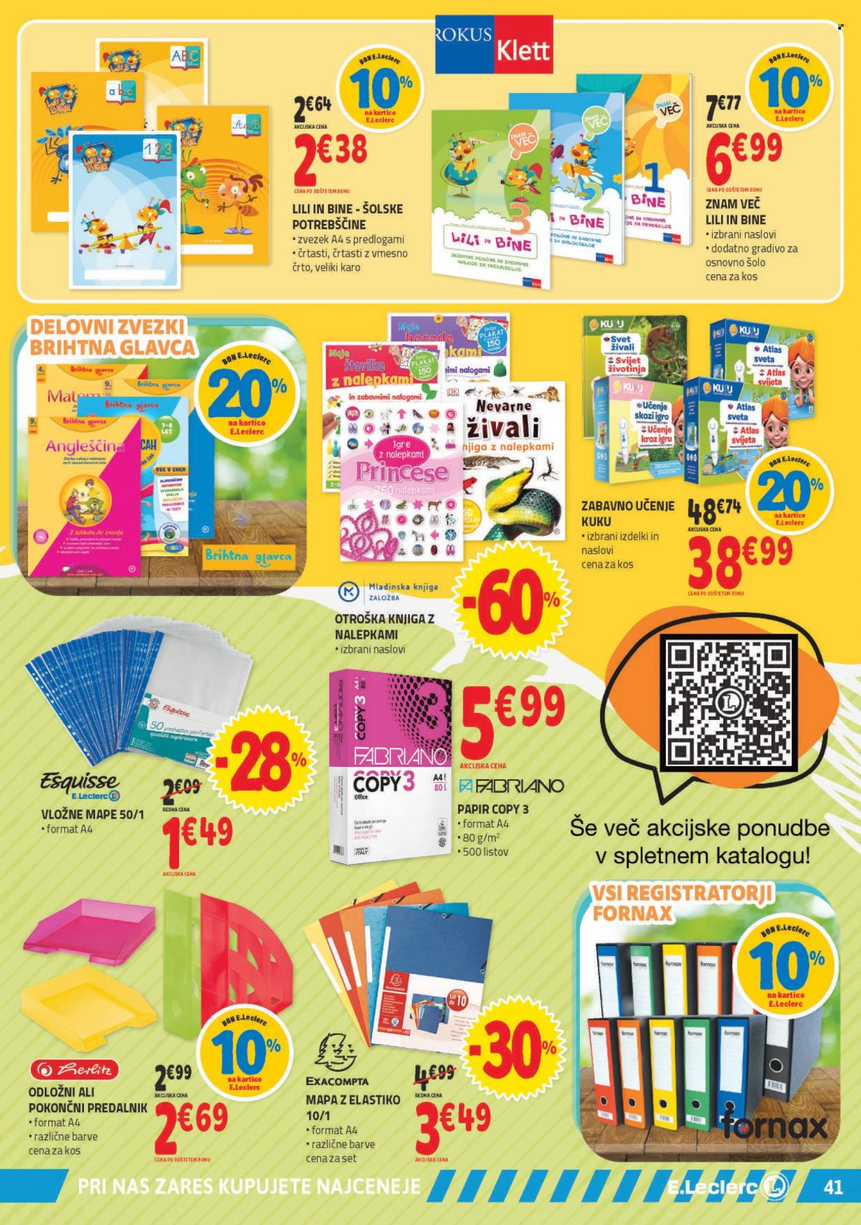 E.Leclerc katalog - 22.6.2022 - 2.7.2022. Stran 41