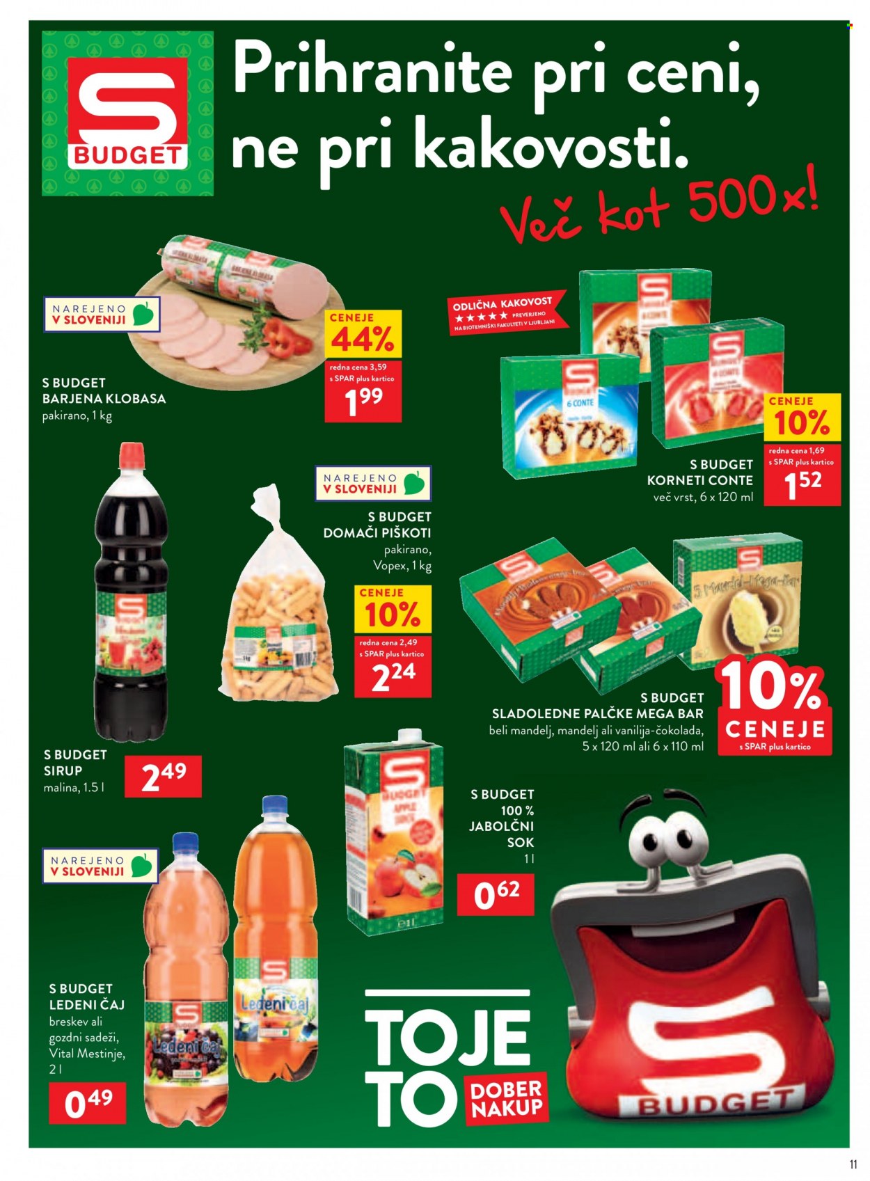 SPAR katalog - 29.6.2022 - 12.7.2022. Stran 11