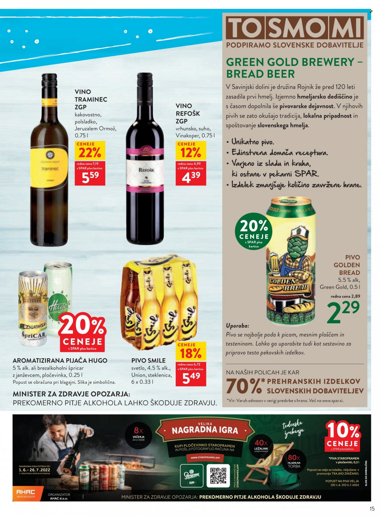 SPAR katalog - 29.6.2022 - 12.7.2022. Stran 15