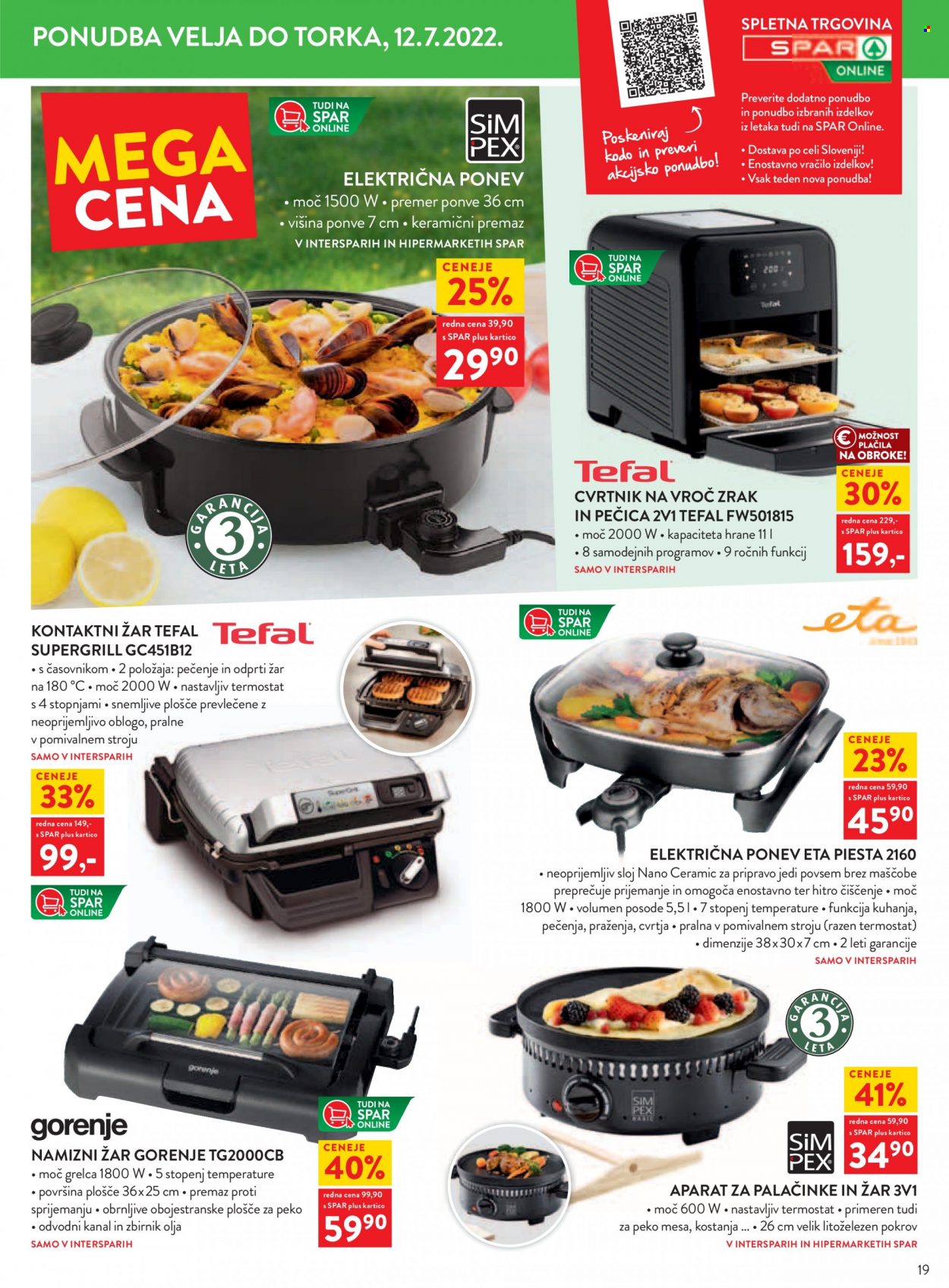 SPAR katalog - 29.6.2022 - 12.7.2022. Stran 19