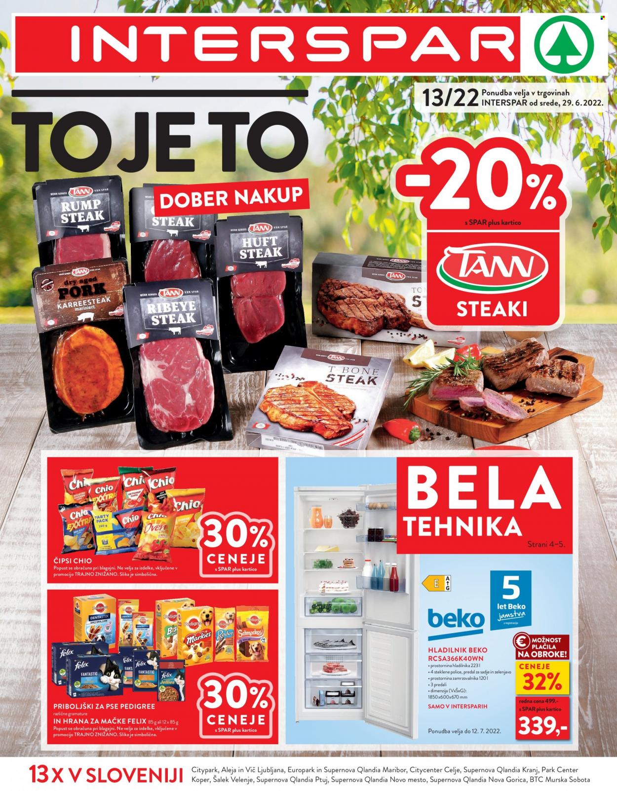 INTERSPAR katalog - 29.6.2022 - 12.7.2022. Stran 1