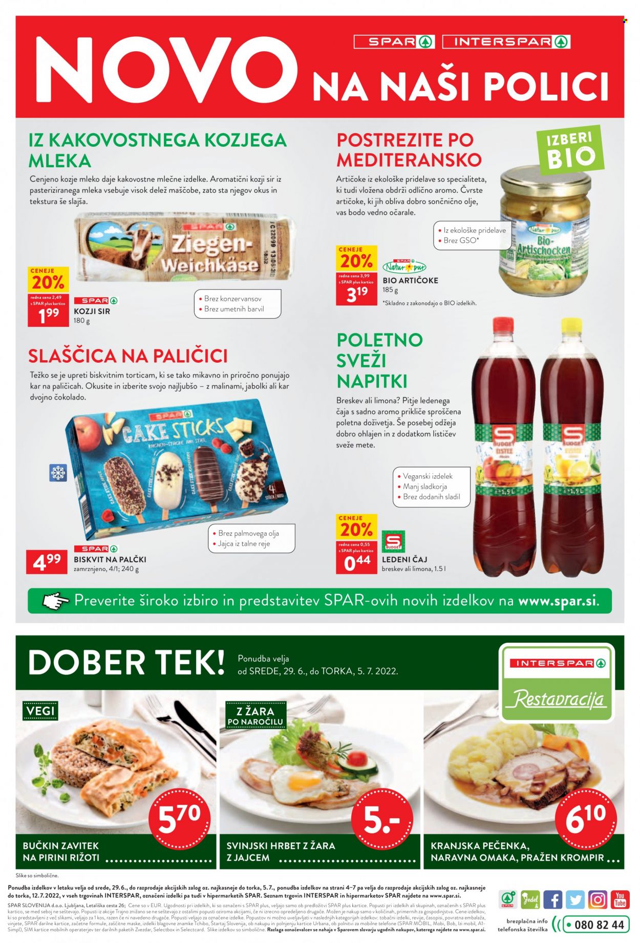 INTERSPAR katalog - 29.6.2022 - 12.7.2022. Stran 8