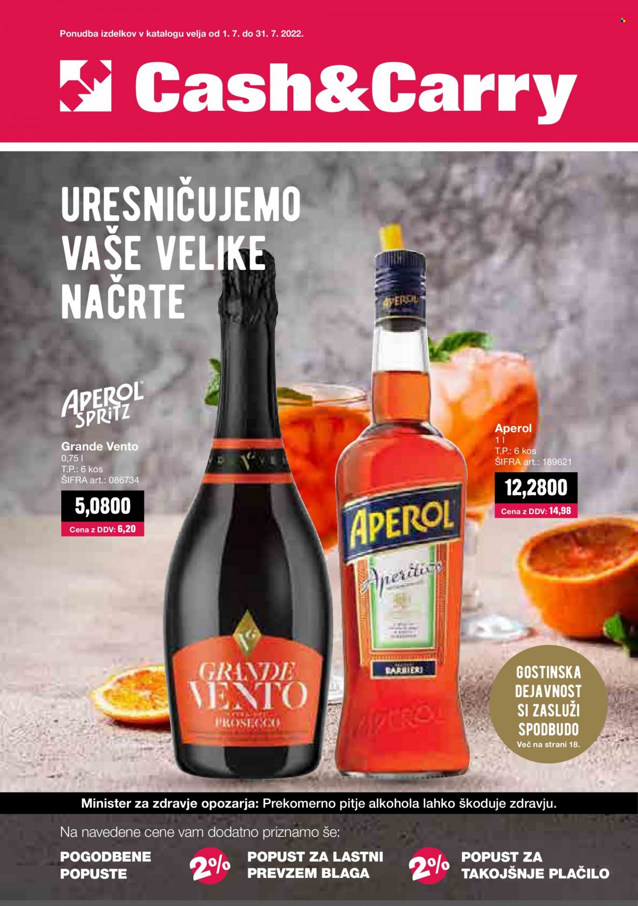 Mercator Cash & Carry katalog - 1.7.2022 - 31.7.2022. Stran 1