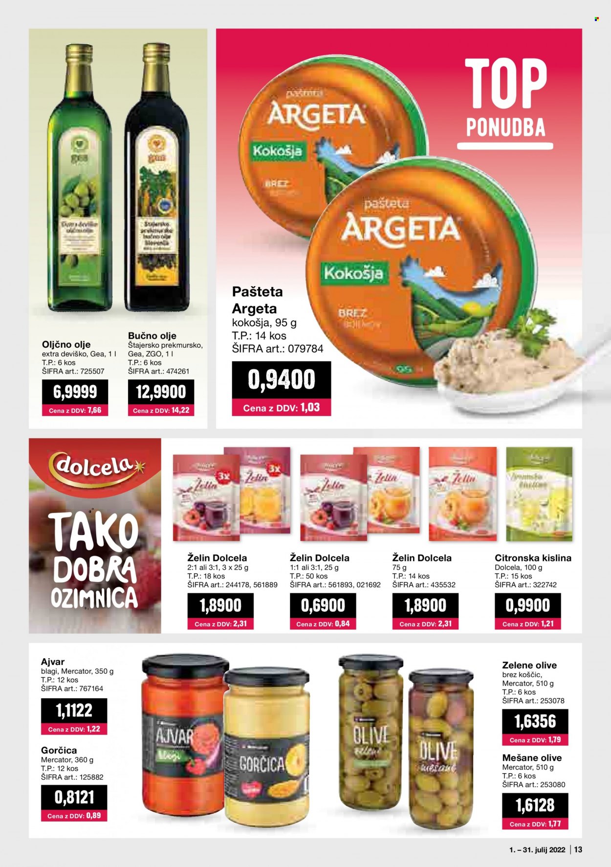 Mercator Cash & Carry katalog - 1.7.2022 - 31.7.2022. Stran 13