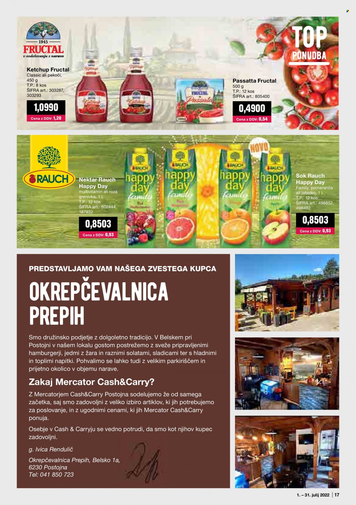 Mercator Cash & Carry katalog - 1.7.2022 - 31.7.2022. Stran 17