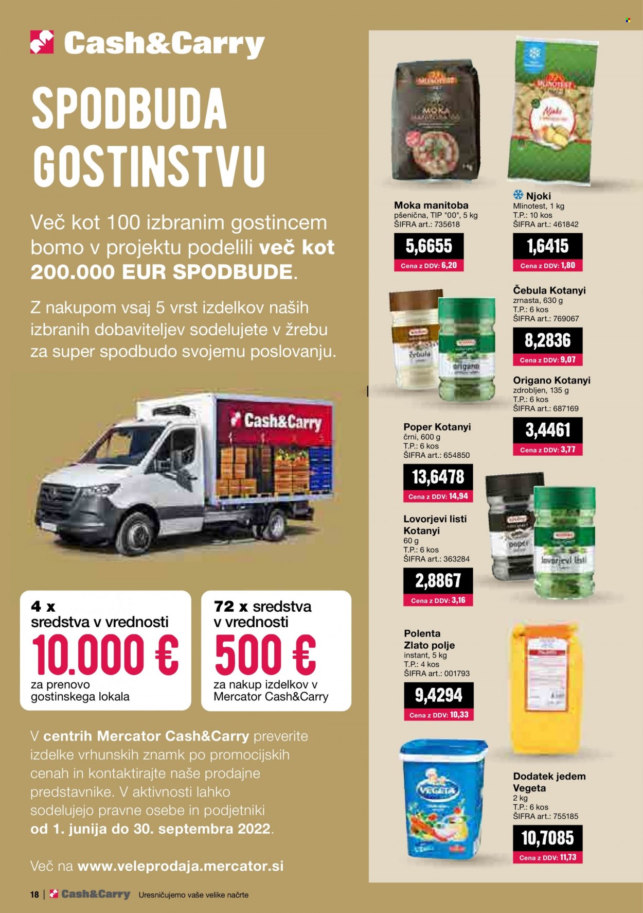 Mercator Cash & Carry katalog - 1.7.2022 - 31.7.2022. Stran 18