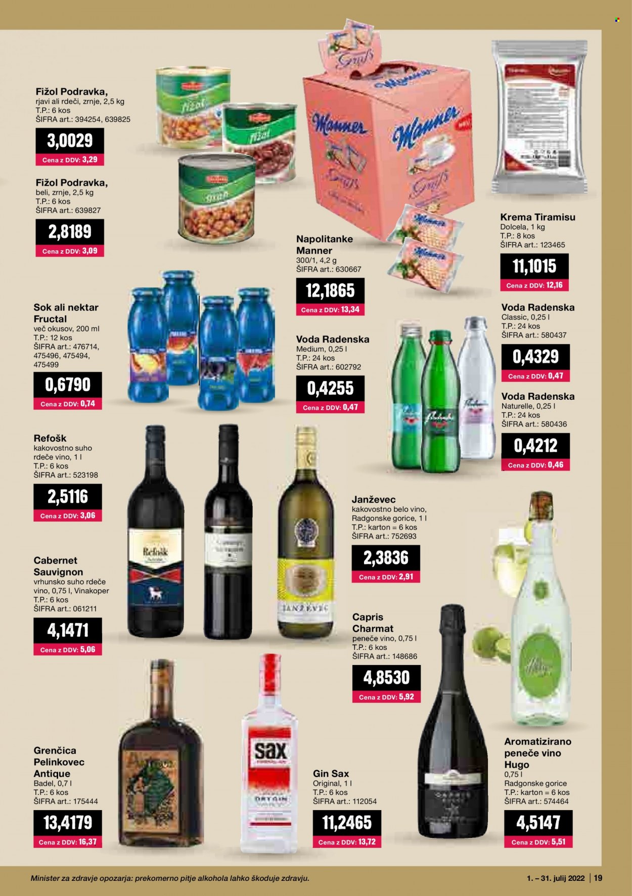 Mercator Cash & Carry katalog - 1.7.2022 - 31.7.2022. Stran 19