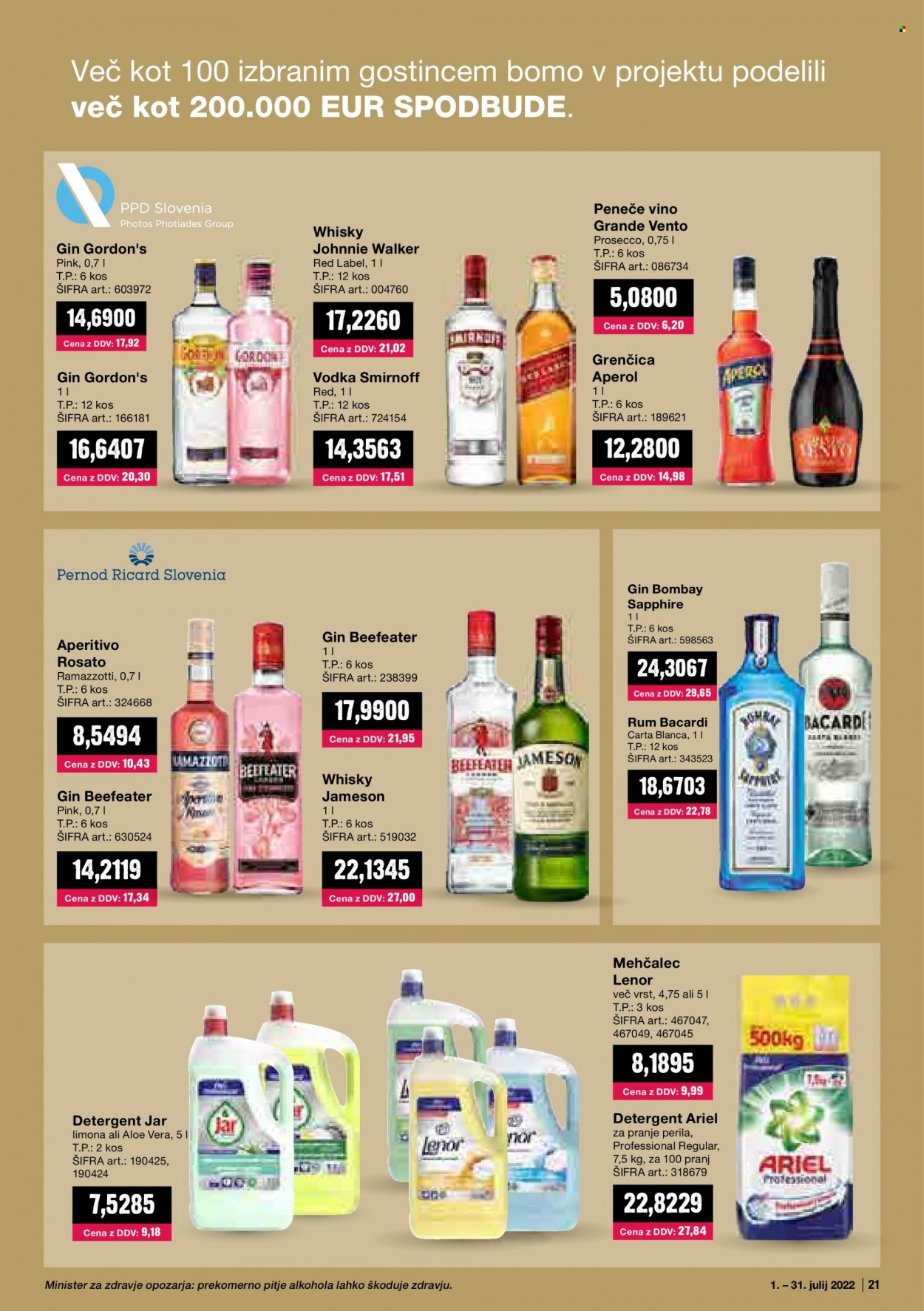 Mercator Cash & Carry katalog - 1.7.2022 - 31.7.2022. Stran 21