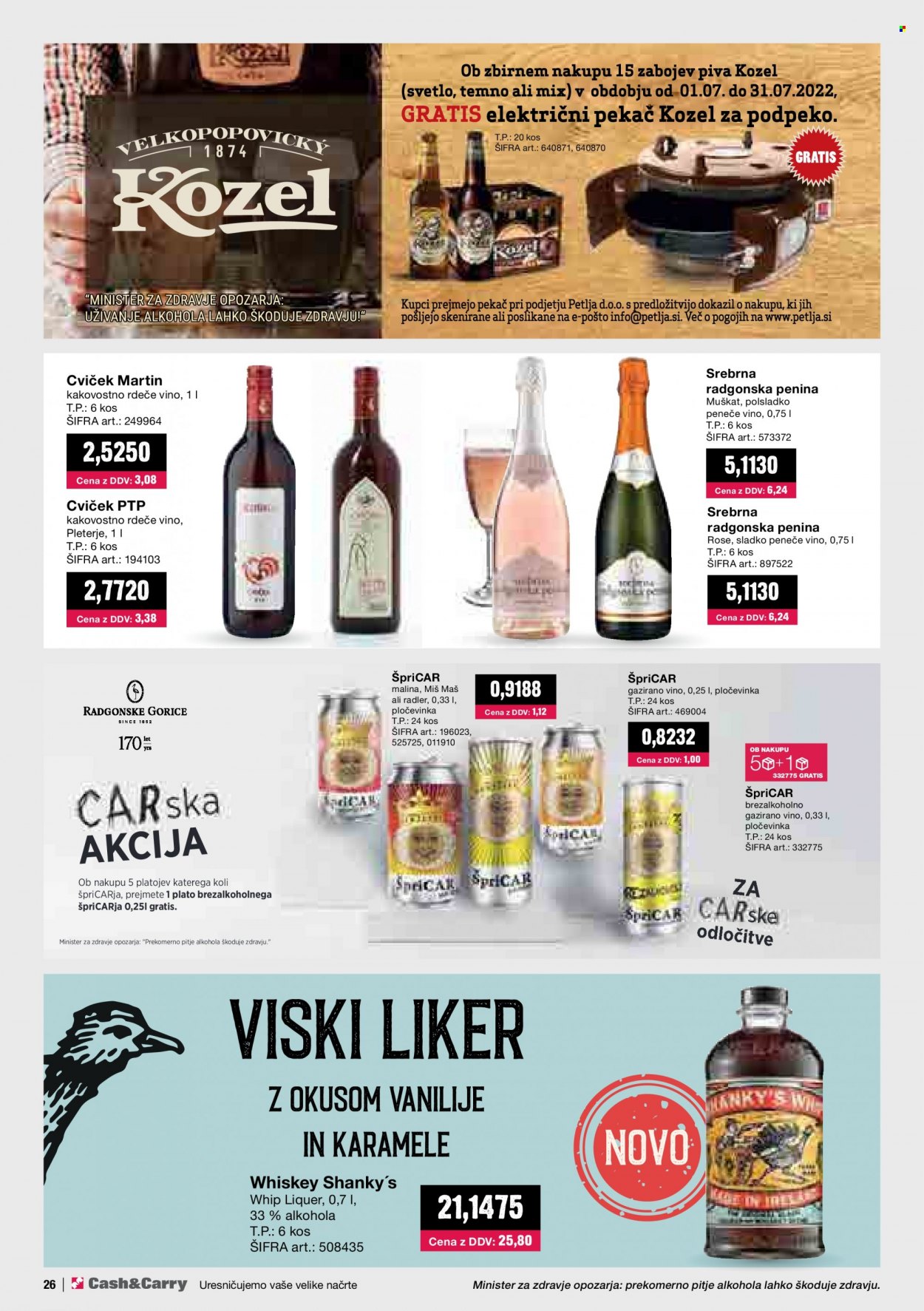 Mercator Cash & Carry katalog - 1.7.2022 - 31.7.2022. Stran 26