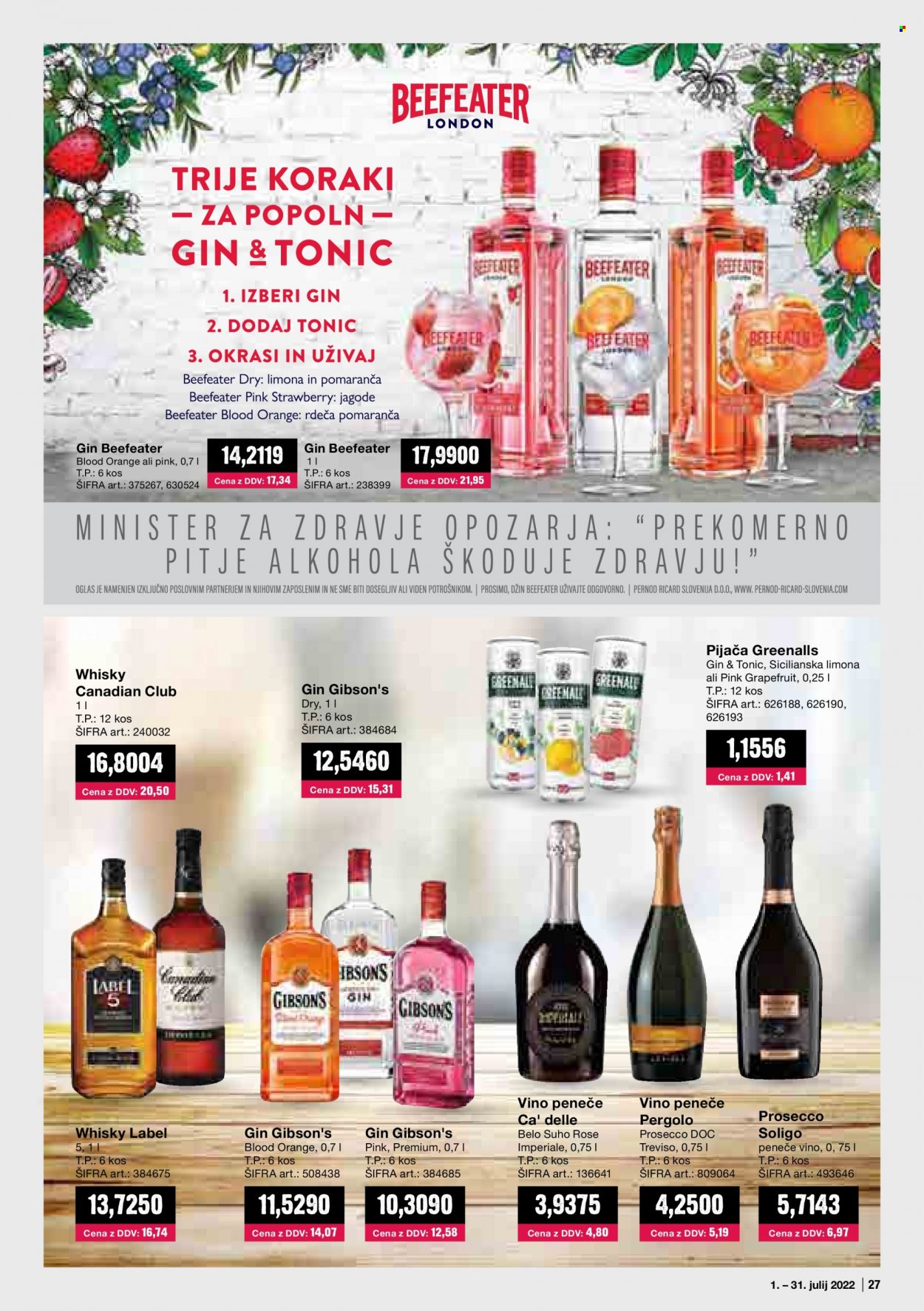 Mercator Cash & Carry katalog - 1.7.2022 - 31.7.2022. Stran 27