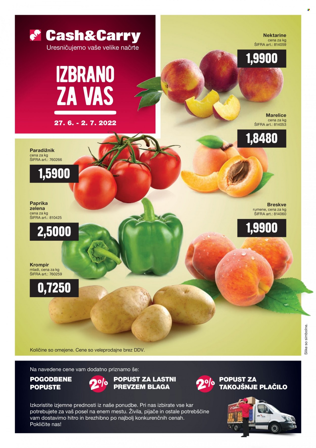 Mercator Cash & Carry katalog - 27.6.2022 - 2.7.2022. Stran 1