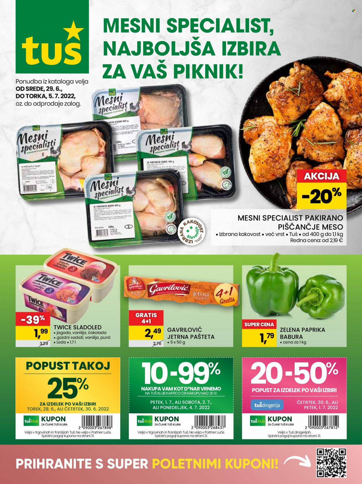 Tuš katalog - 29.6.2022 - 5.7.2022. Stran 1