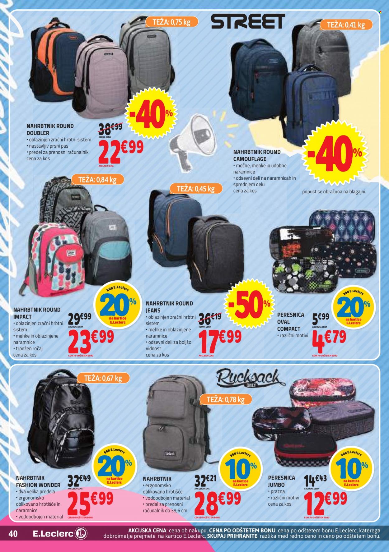 E.Leclerc katalog - 29.6.2022 - 9.7.2022. Stran 40