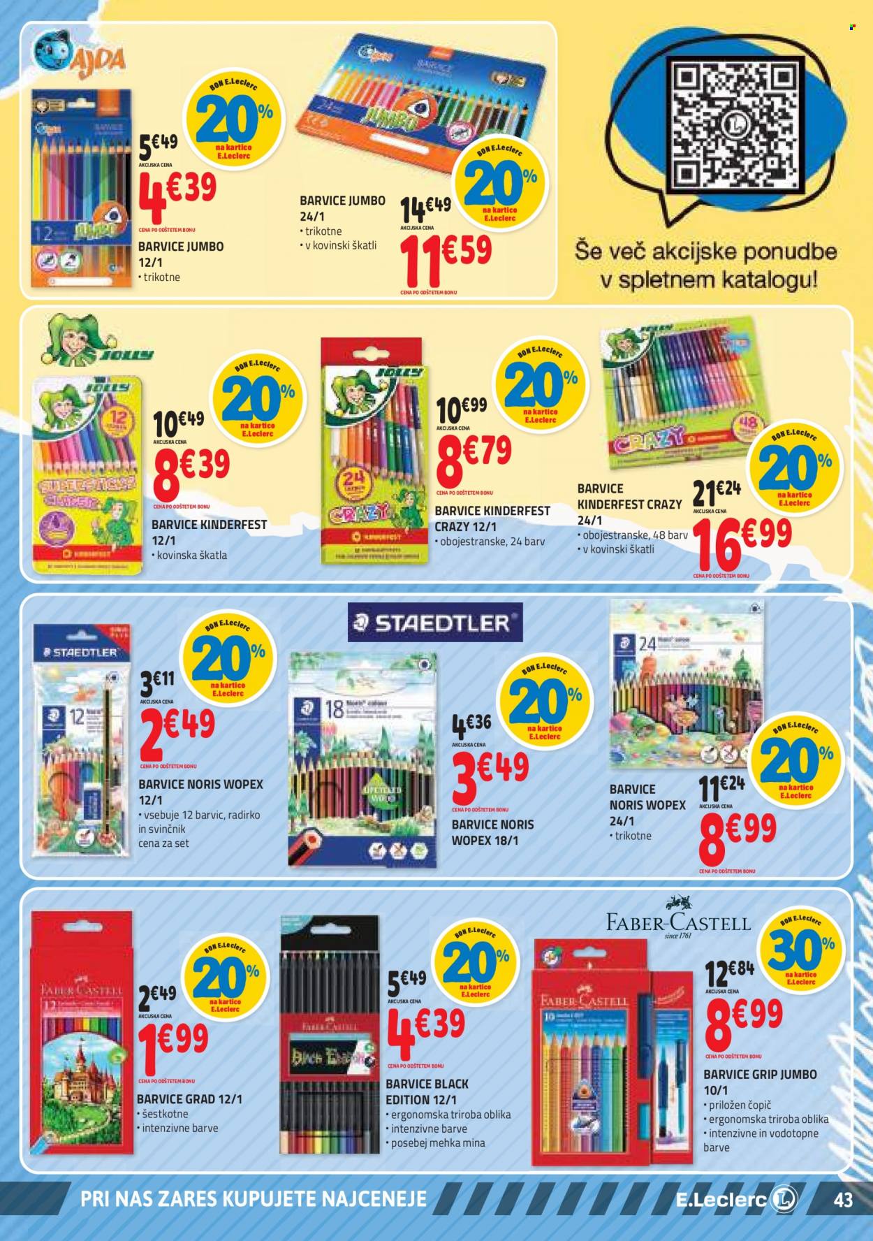 E.Leclerc katalog - 29.6.2022 - 9.7.2022. Stran 43