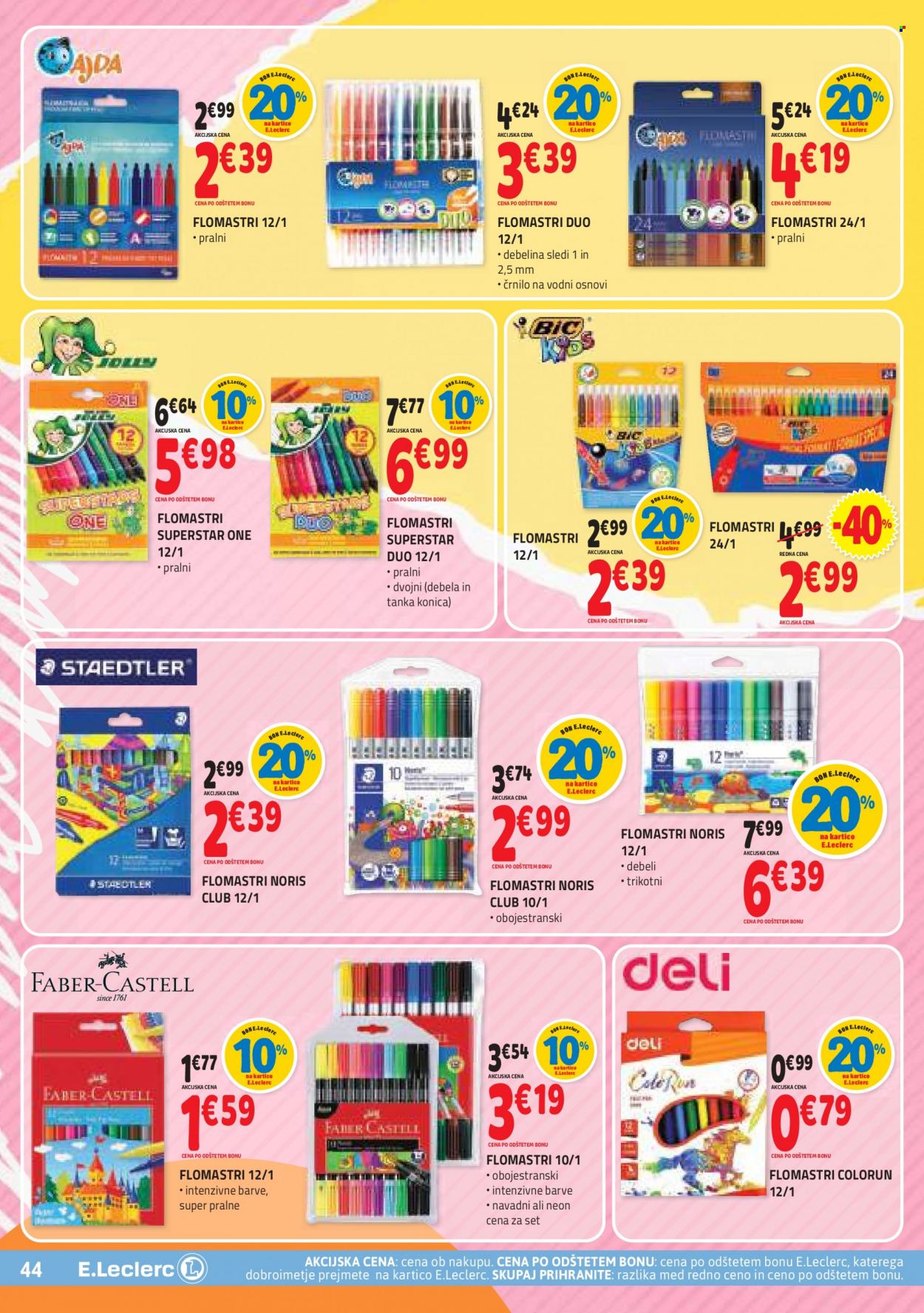 E.Leclerc katalog - 29.6.2022 - 9.7.2022. Stran 44