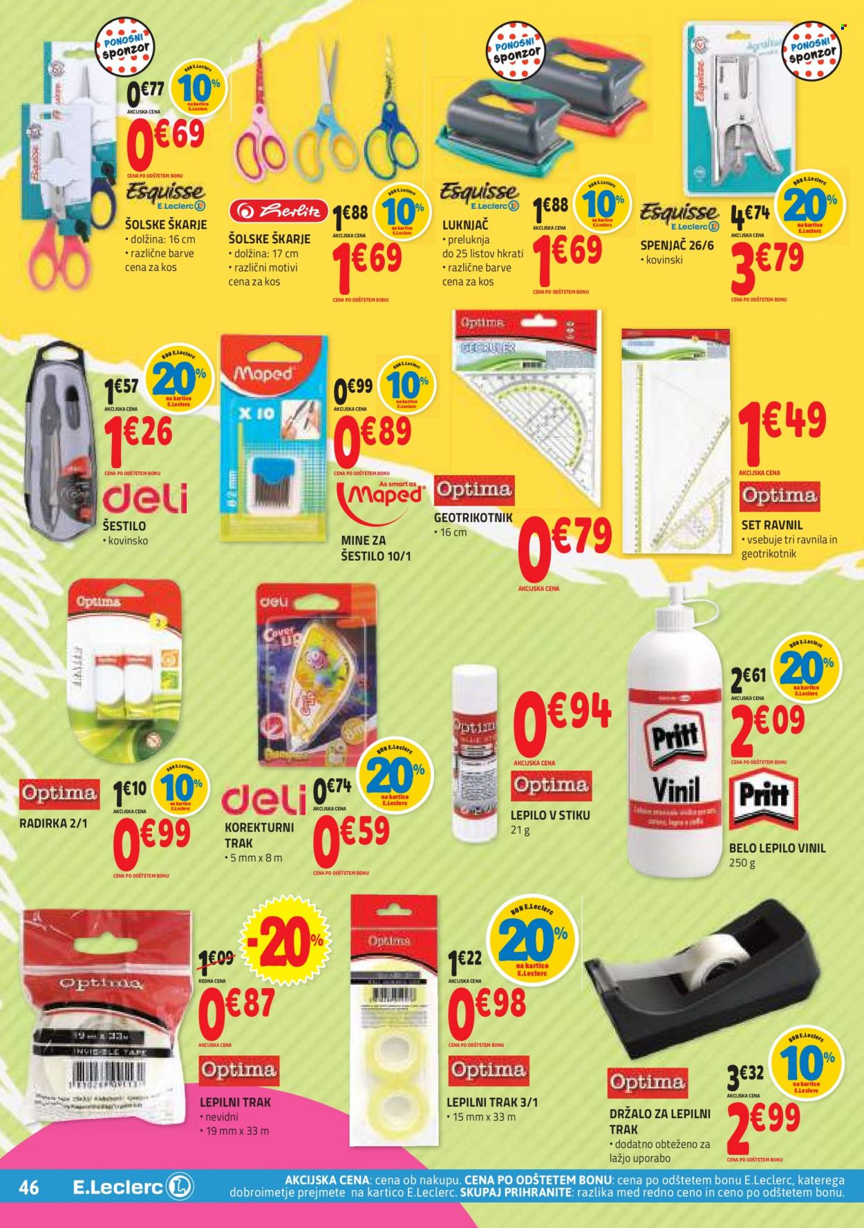 E.Leclerc katalog - 29.6.2022 - 9.7.2022. Stran 46